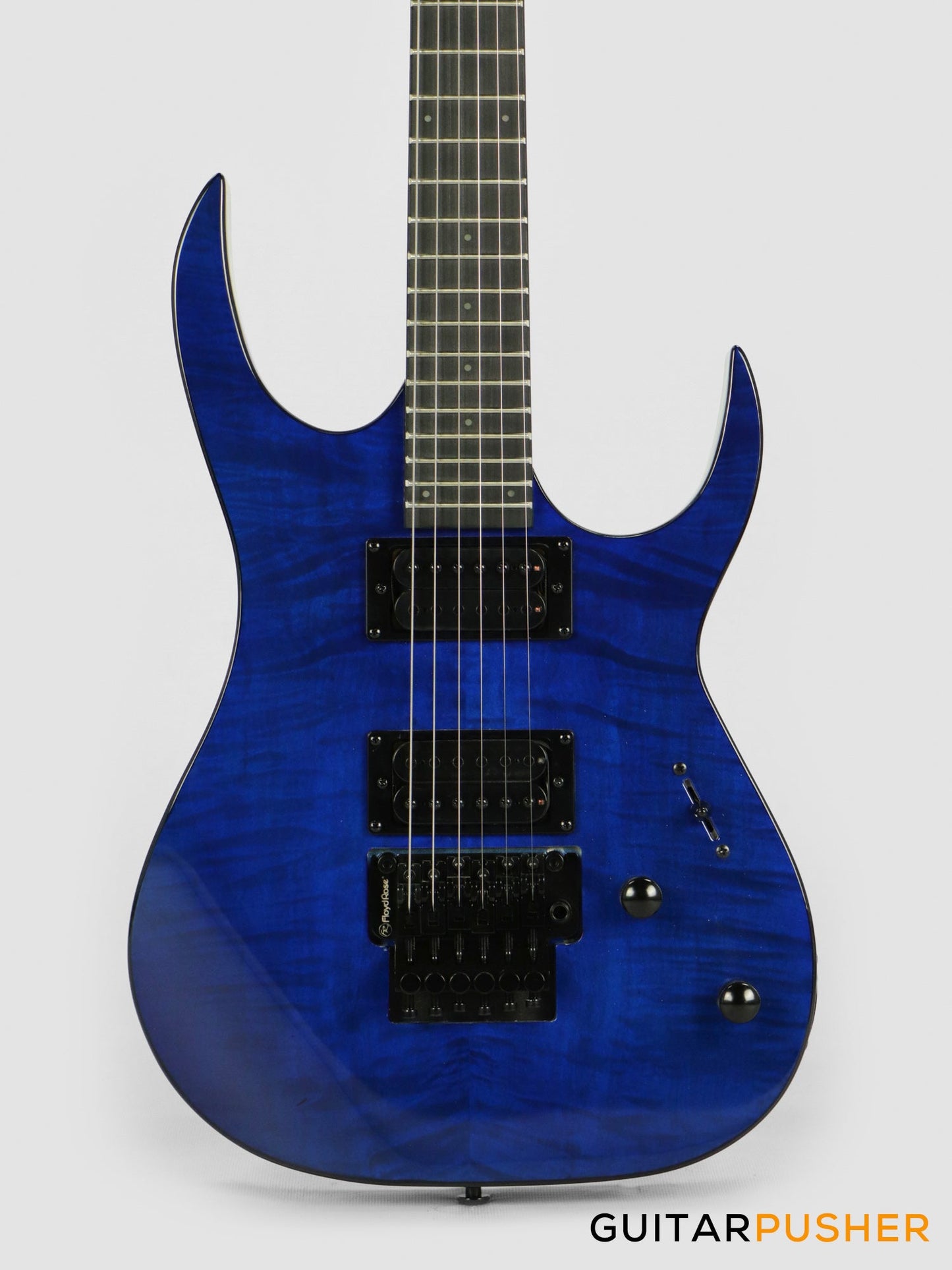 S by Solar SB4.6FRFBL-E Flame Blue Electric Guitar w/ Floyd Rose