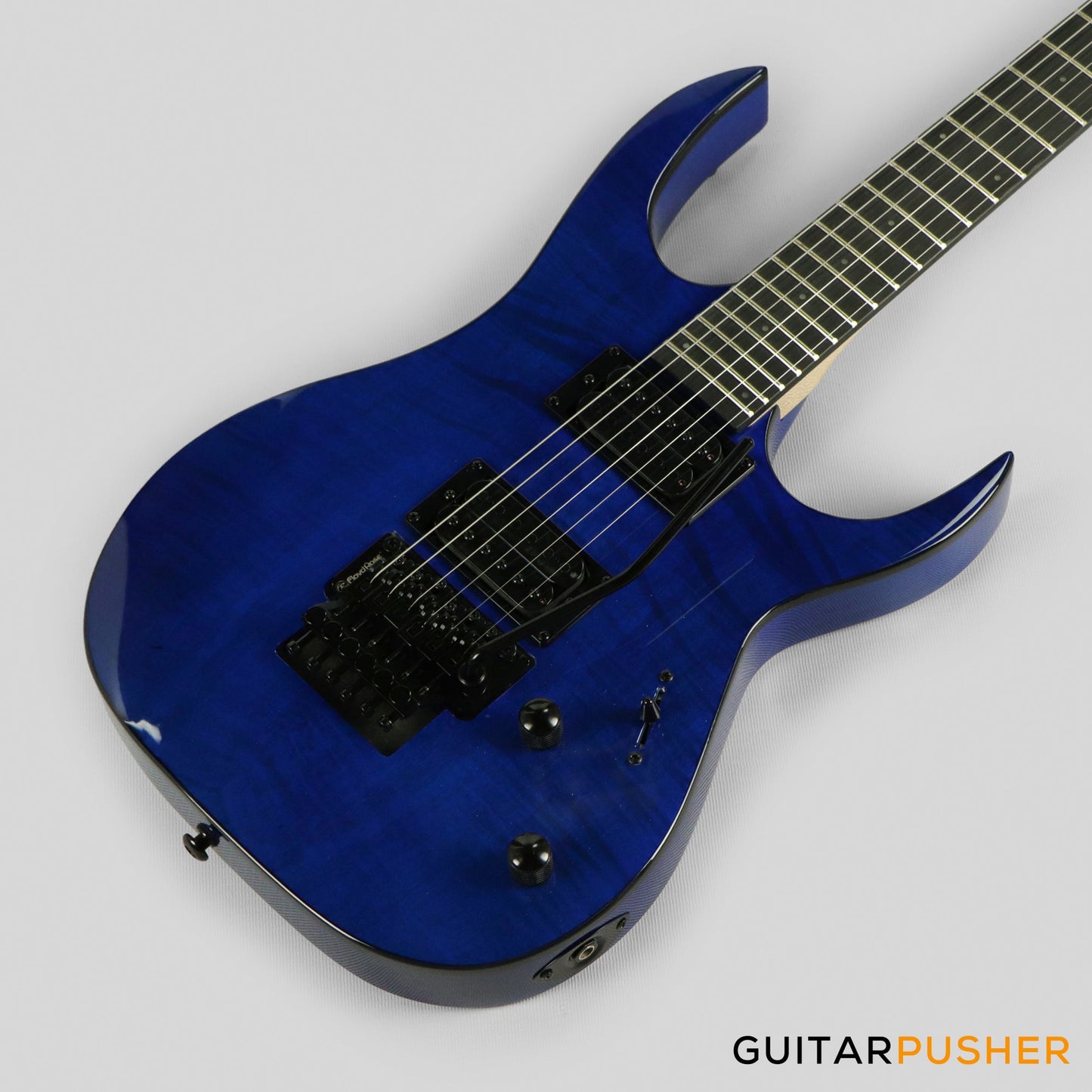 S by Solar SB4.6FRFBL-E Flame Blue Electric Guitar w/ Floyd Rose