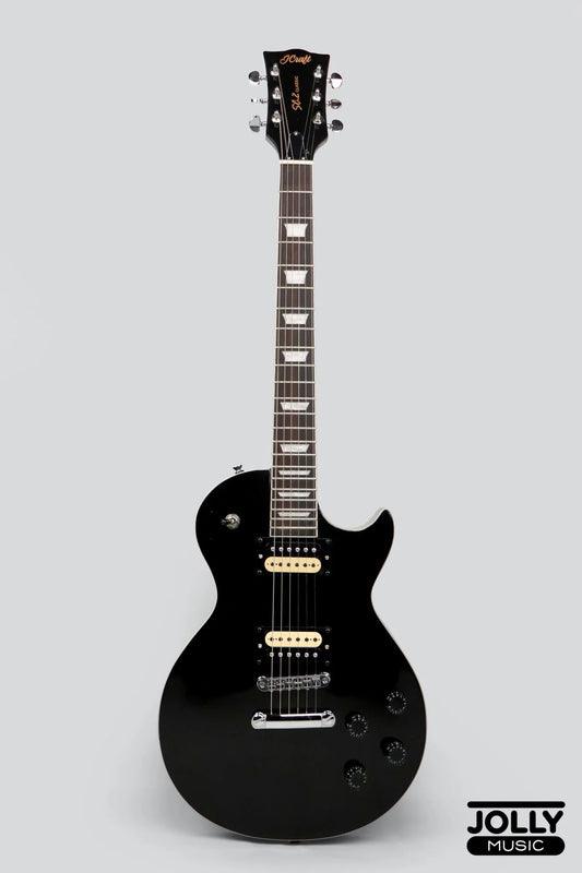 J-Craft SC-2 Single Cut Electric Guitar - Tuxedo Black