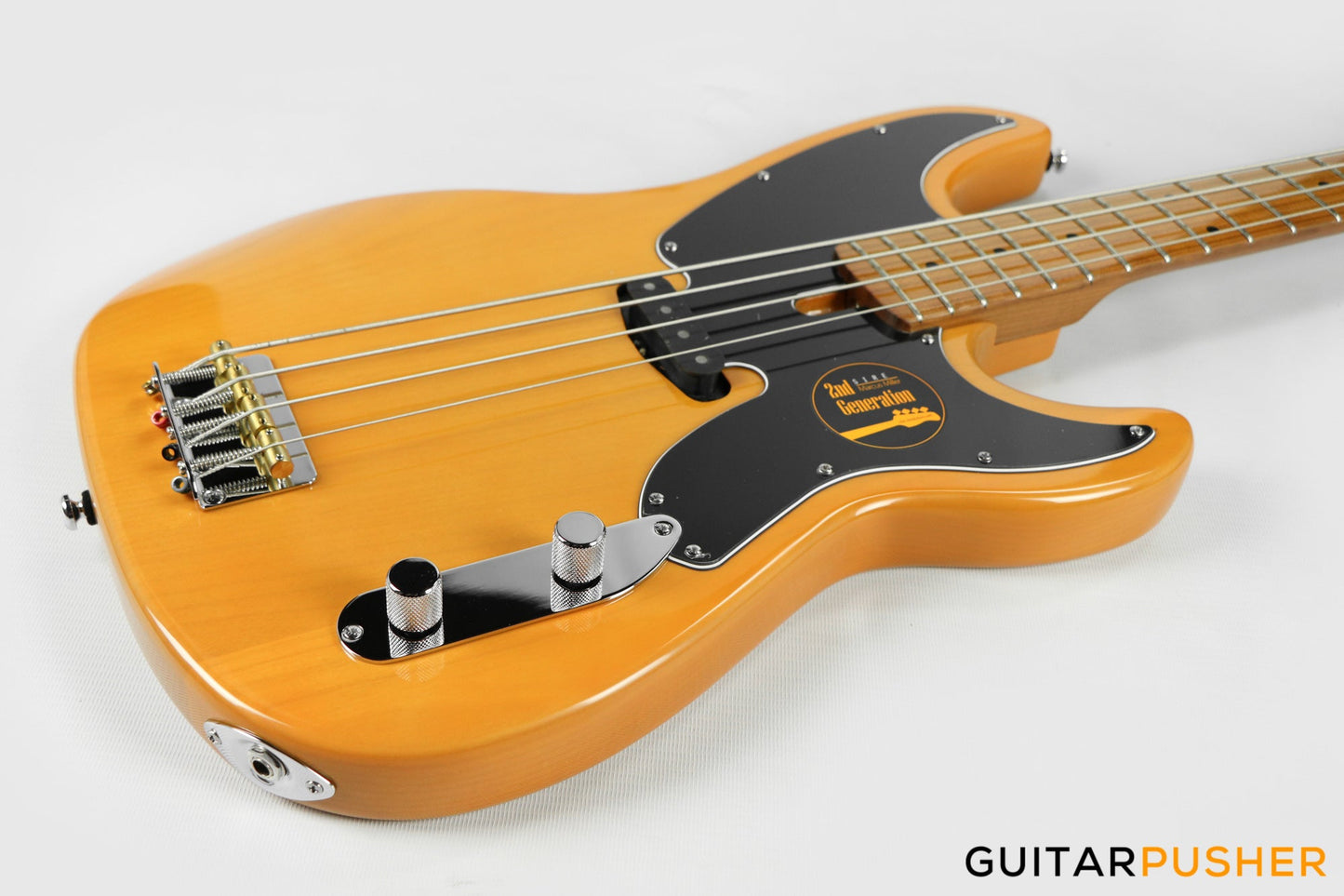 Sire D5 Alder 4-String Bass Guitar with Premium Gig Bag - Butterscotch Blonde