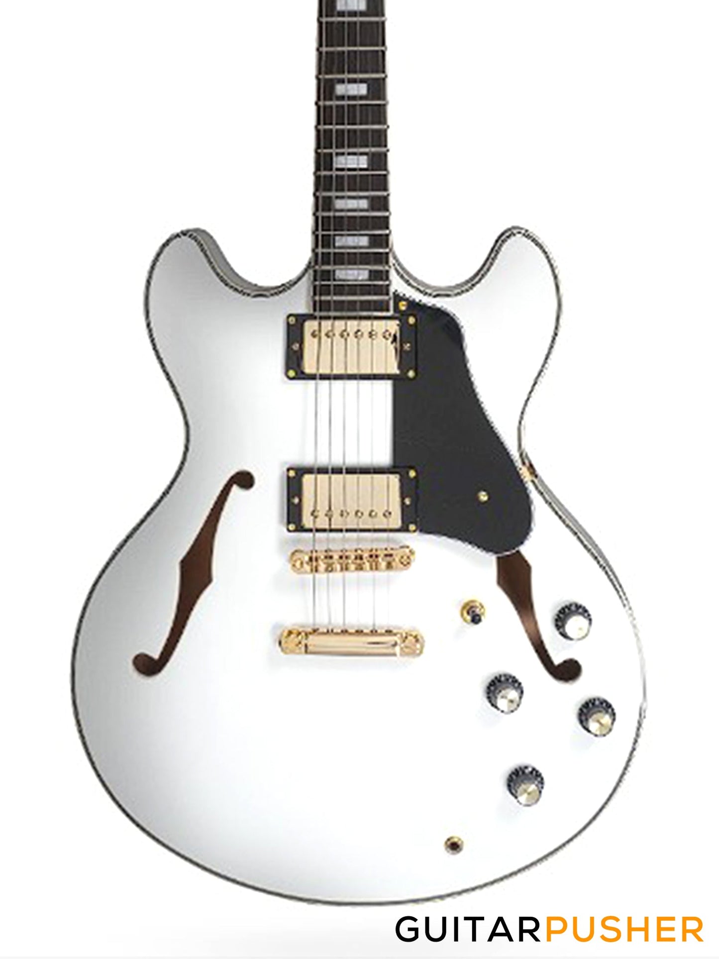 Sire H7 Maple Hollowbody Electric Guitar - White (2023)