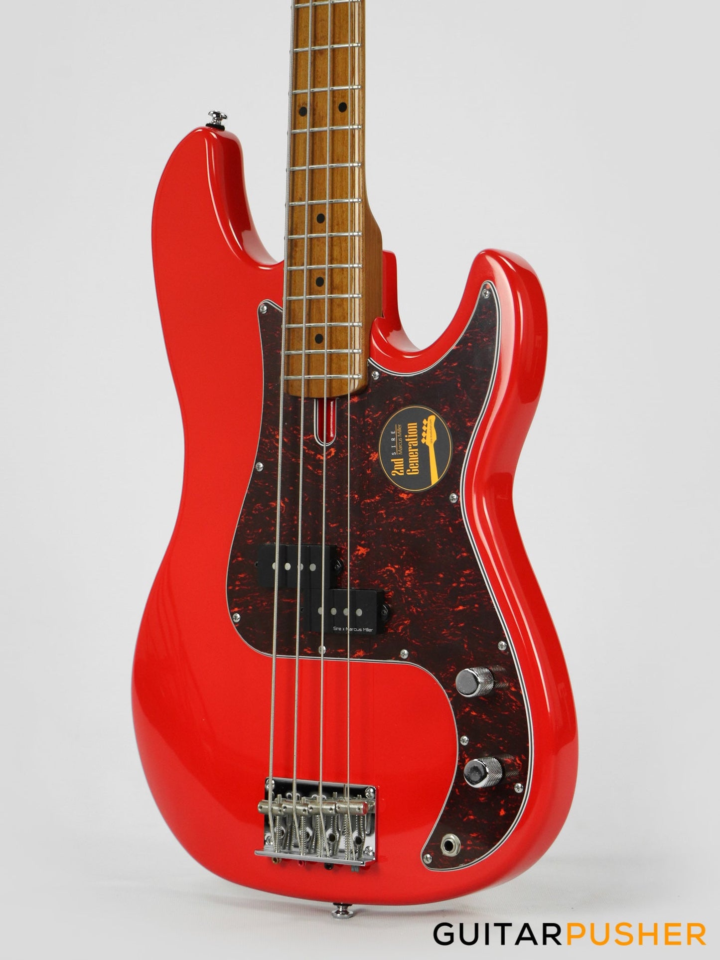 Sire P5 Alder 4-String Bass Guitar with Premium Gig Bag - Dark Red (2023)