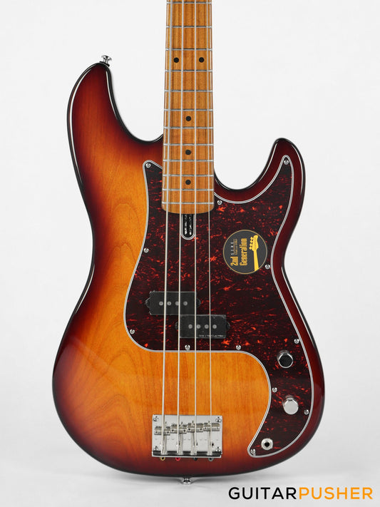 Sire P5 Alder 4-String Bass Guitar with Premium Gig Bag - Tobacco Sunburst