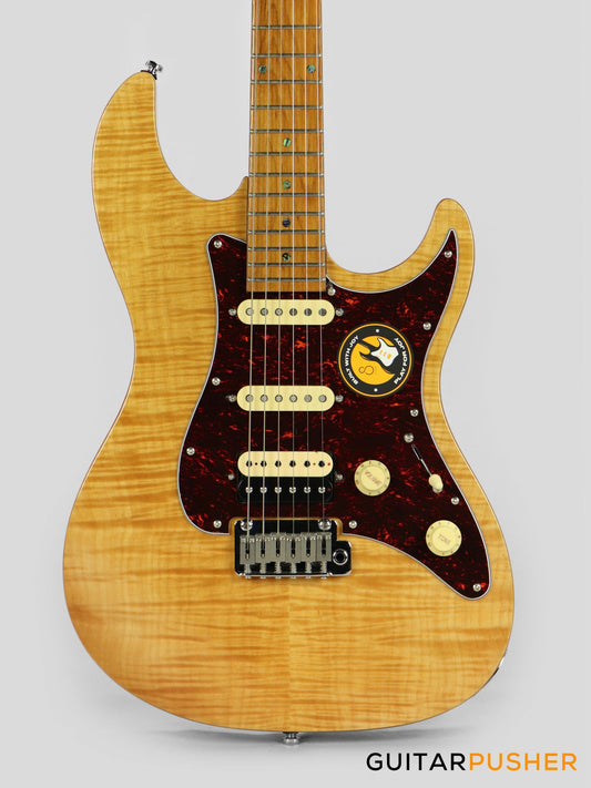 Sire S7FM Alder S-Style w/ Flamed Maple Top Electric Guitar (2023) - Natural