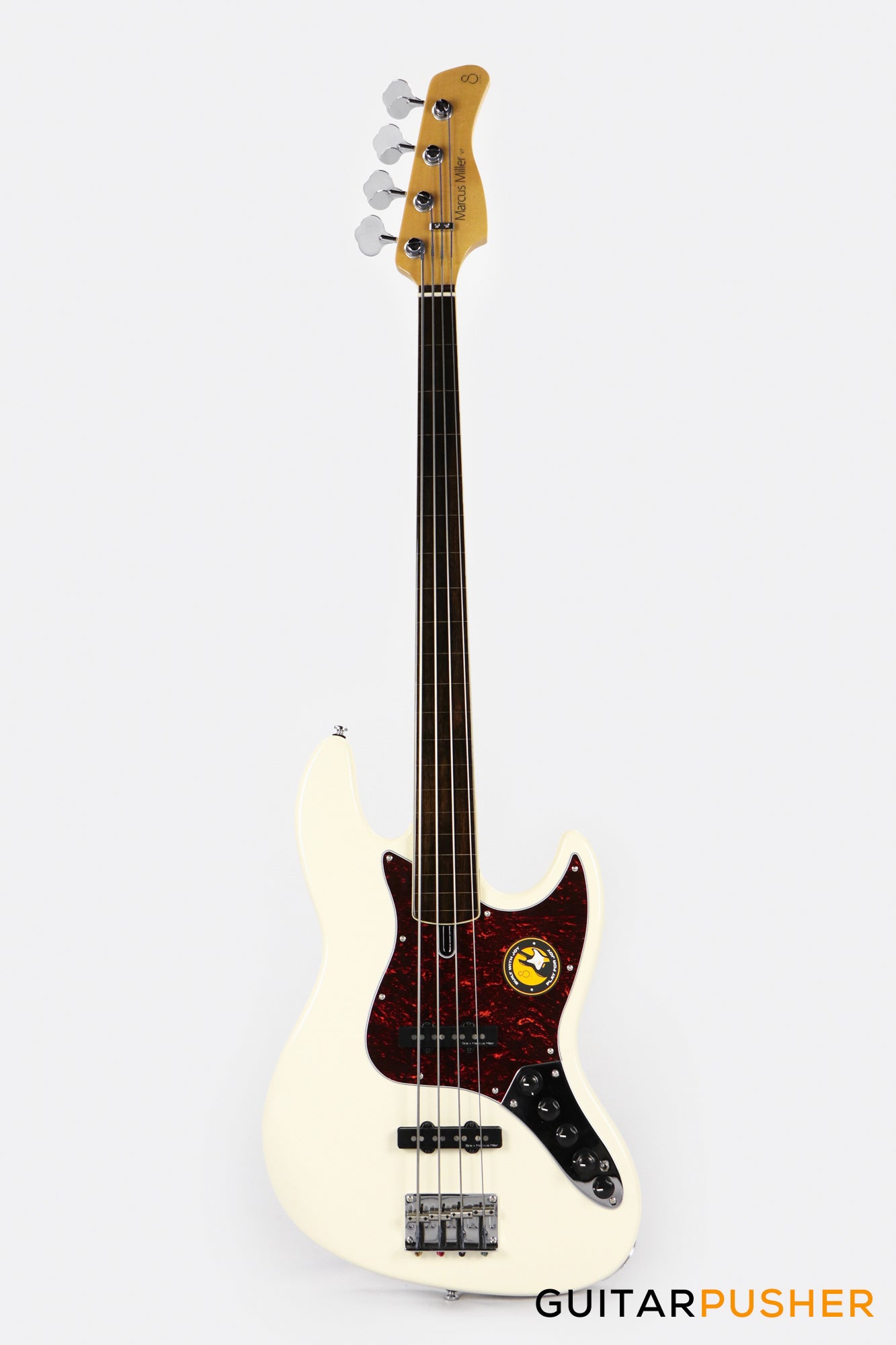 Sire V7 Alder 4-String Antique White (2023) - FRETLESS