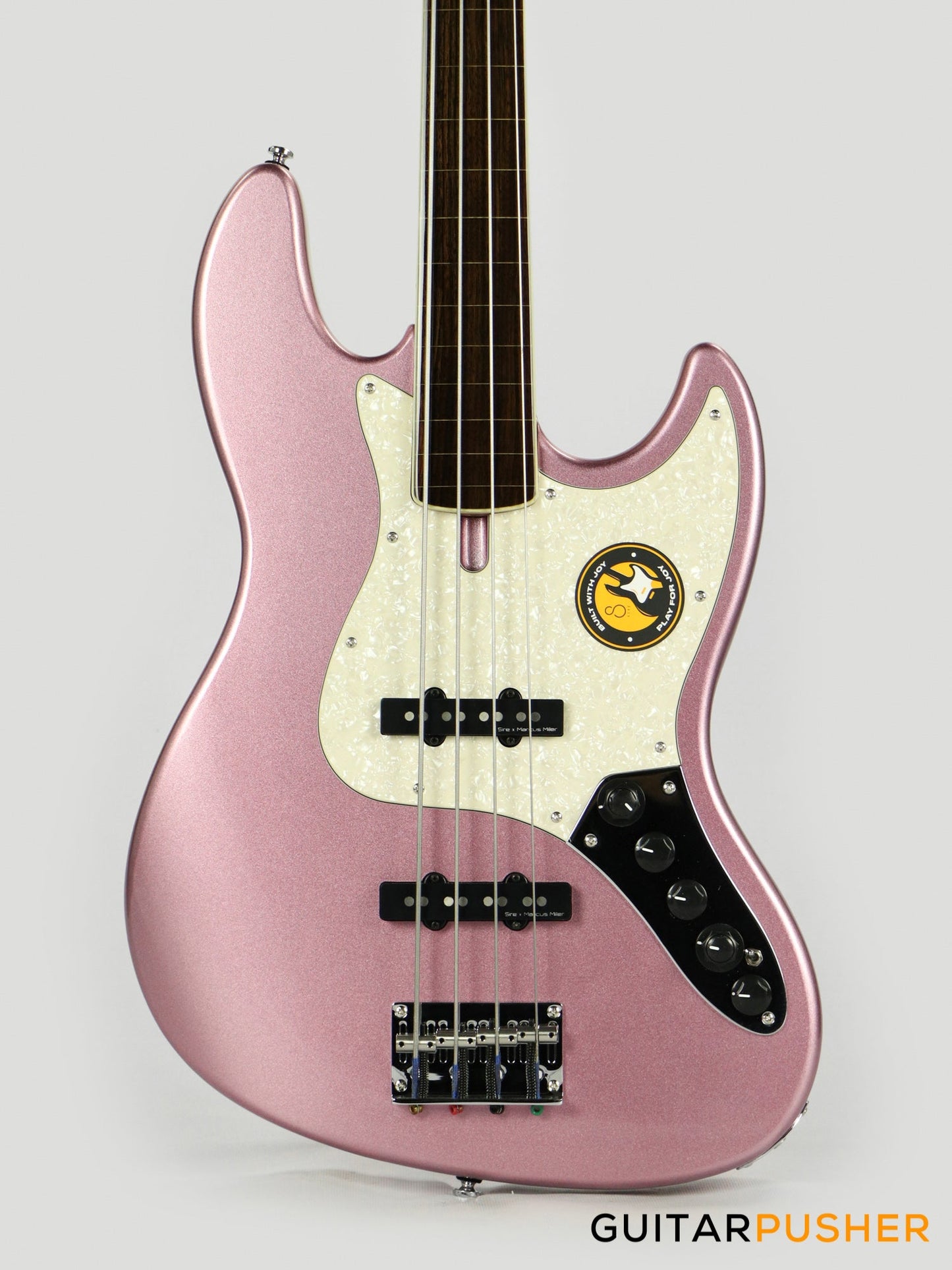 Sire V7 Alder 4-String Burgundy (2023) - FRETLESS