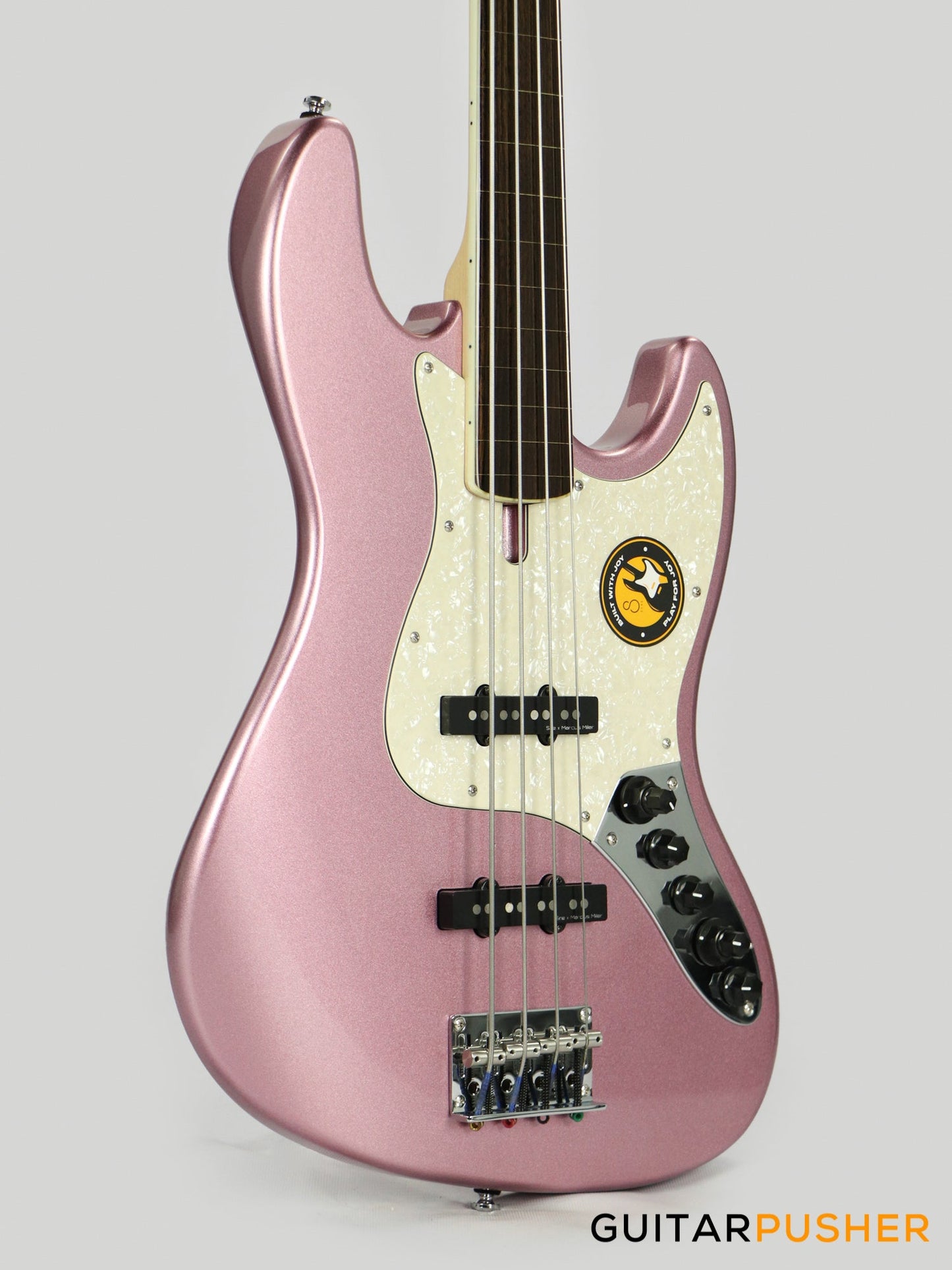 Sire V7 Alder 4-String Burgundy (2023) - FRETLESS