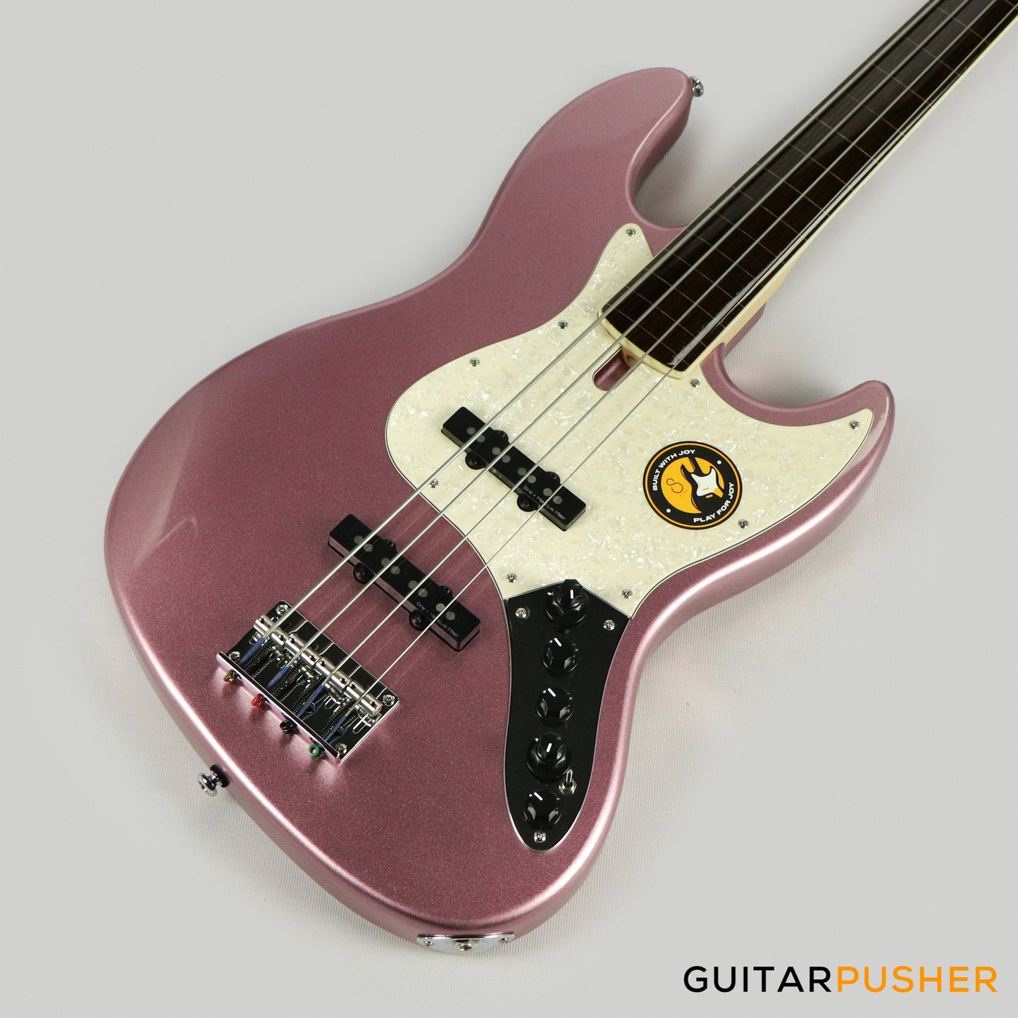 Sire V7 Alder 4-String Burgundy (2023) - FRETLESS