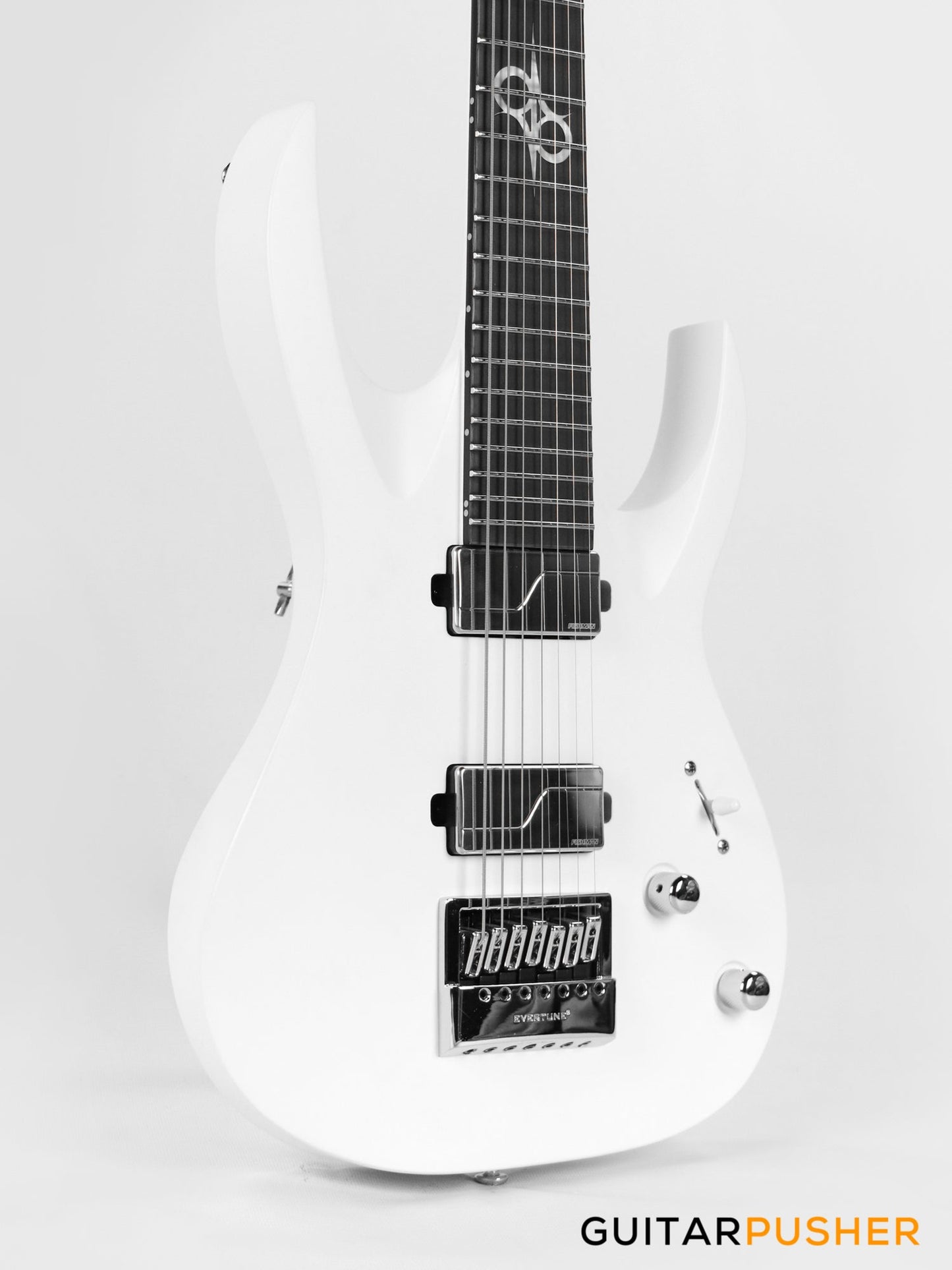 Solar Guitars A1.7 Vinter Pearl White Matter 7-String Electric Guitar with Fishman Fluence Modern & Evertune Bridge