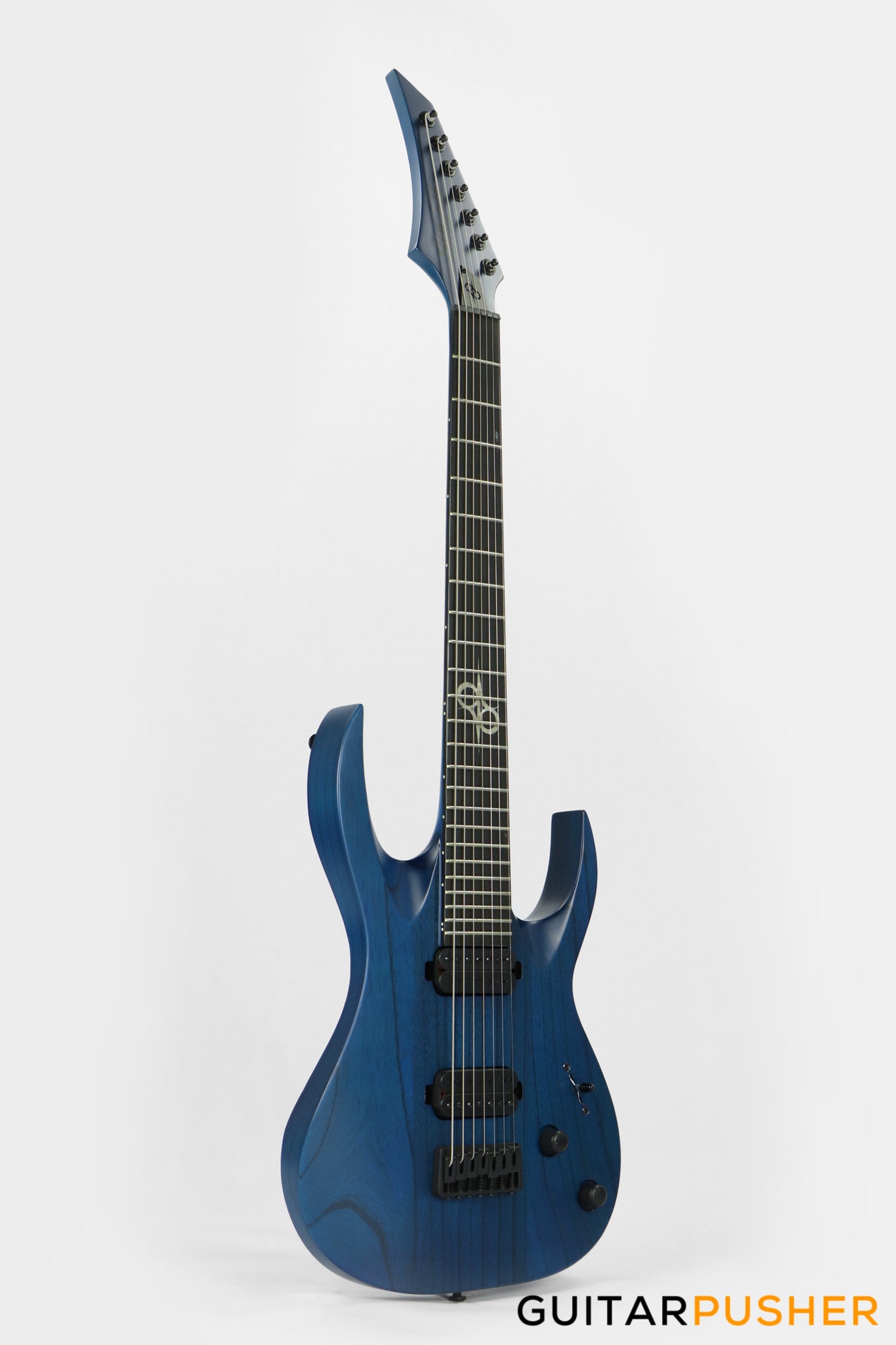 Solar Guitars A2.7TBL SK Trans Blue Matte 7-String Electric Guitar