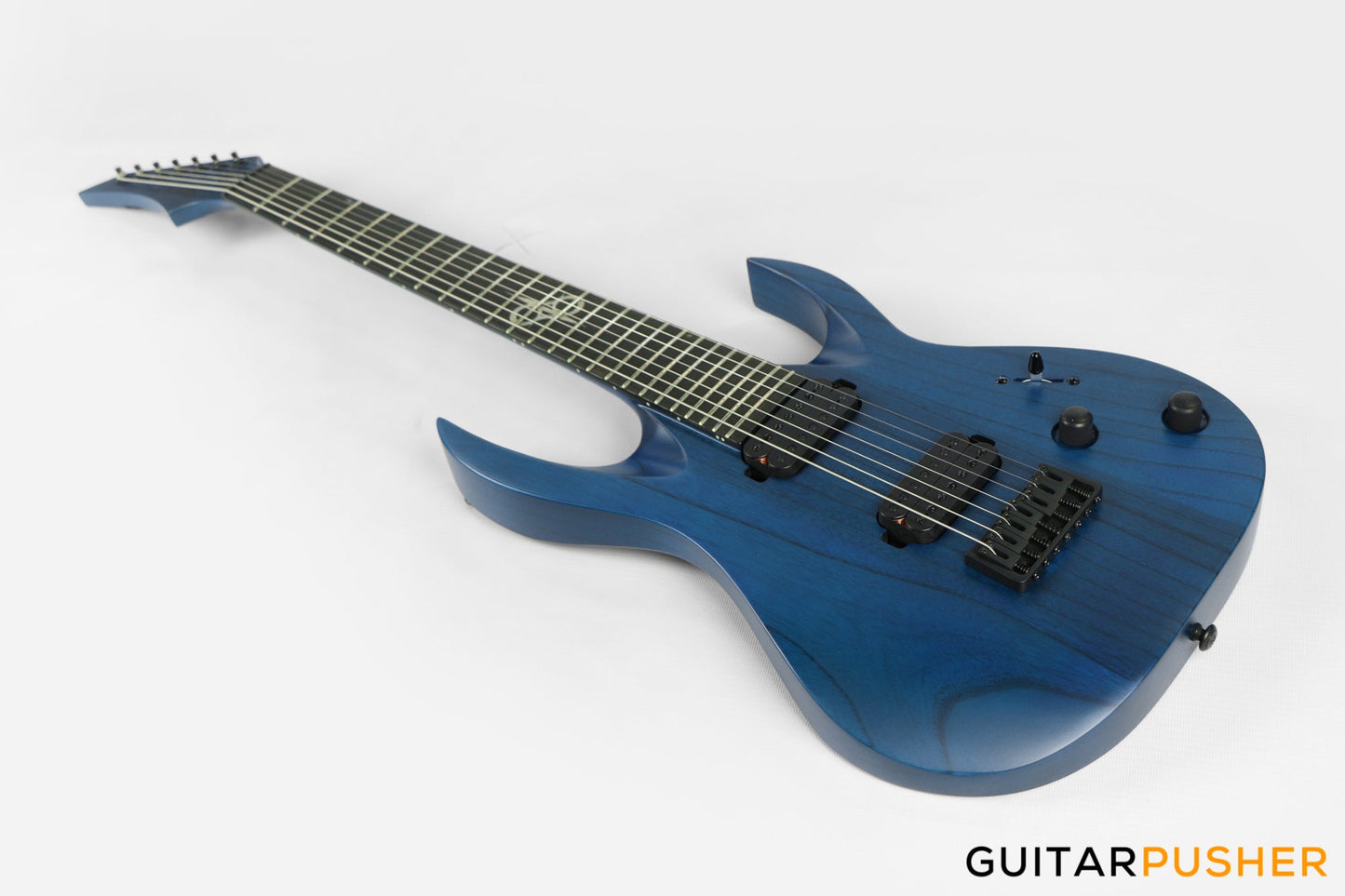 Solar Guitars A2.7TBL SK Trans Blue Matte 7-String Electric Guitar