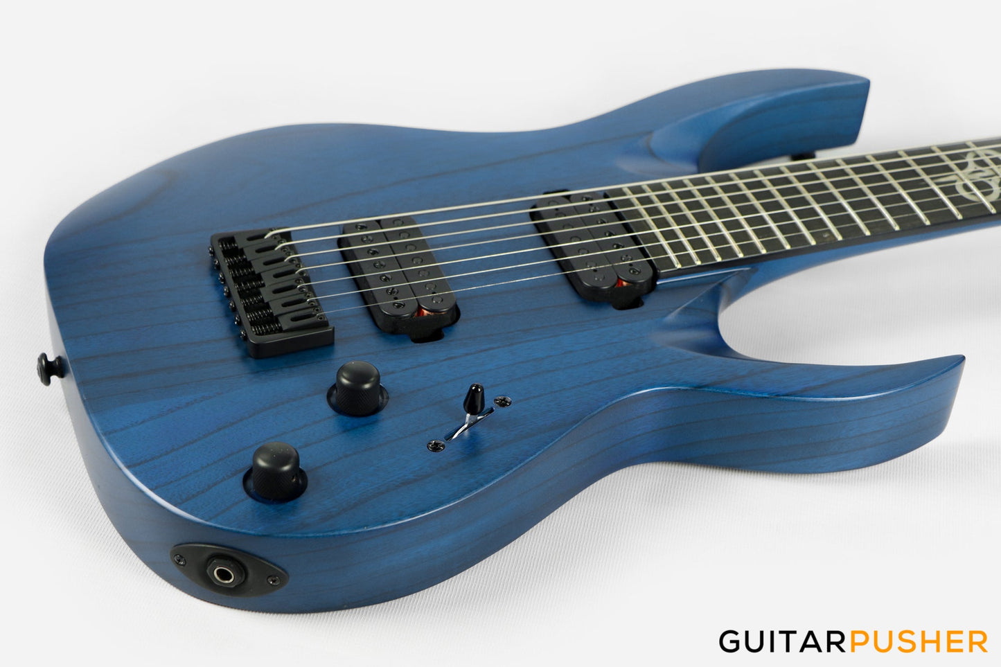 Solar Guitars A2.7TBL SK Trans Blue Matte 7-String Electric Guitar