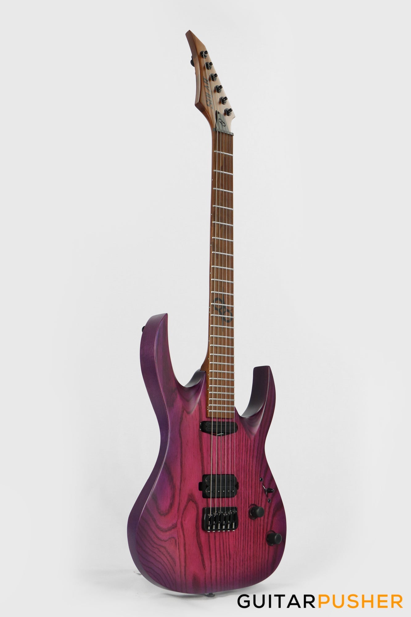 Solar Guitars AB1.6HTPB Trans Purple Burst Matte Electric Guitar