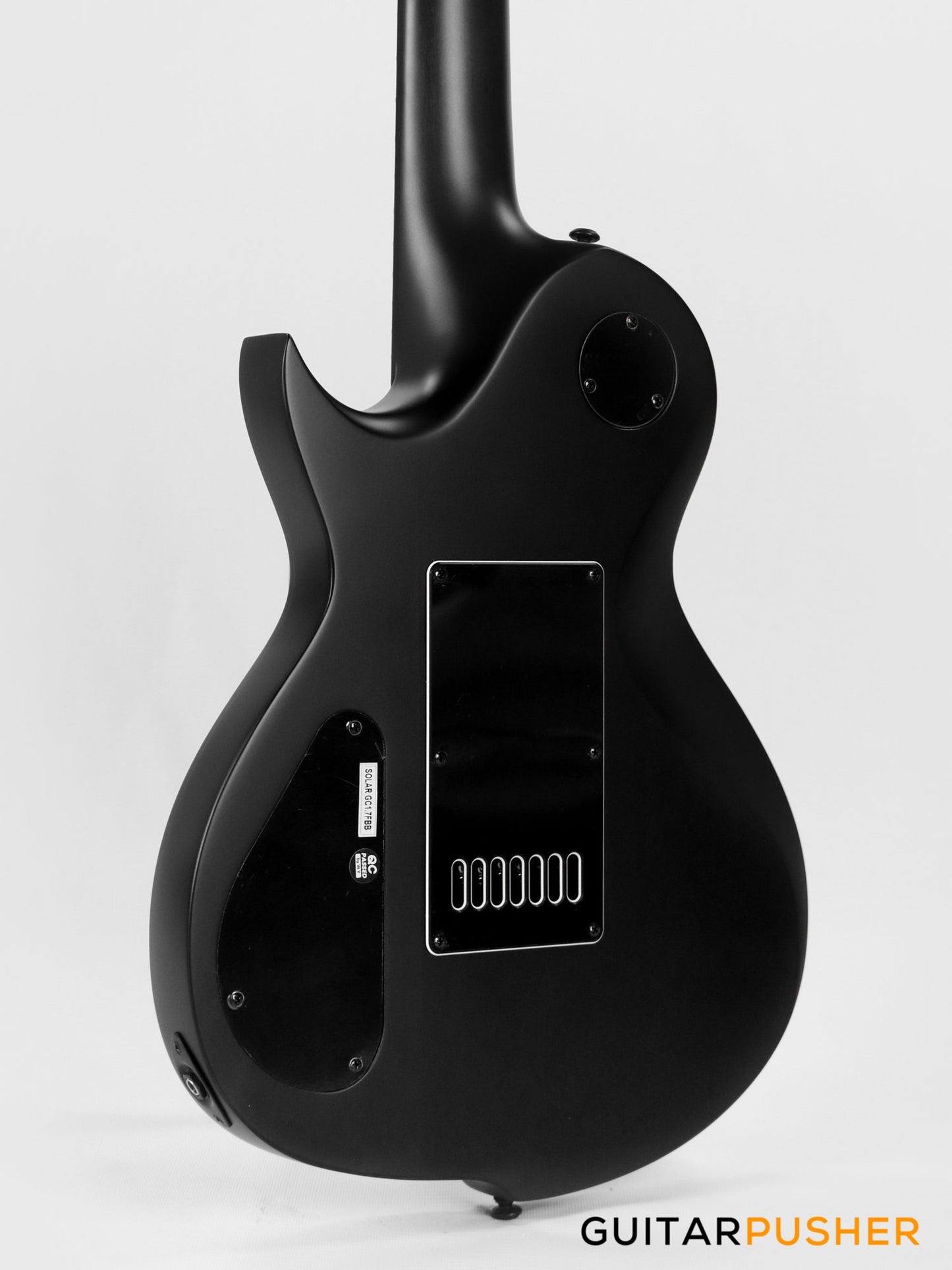 Solar Guitars GC1.7FBB Flame Black Burst Matte Singlecut 7-String Electric Guitar