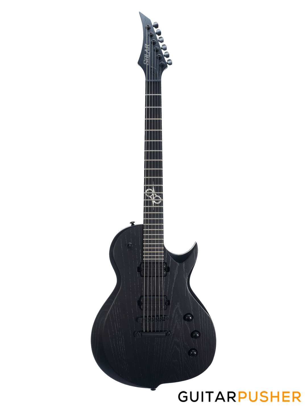 Solar Guitars GF2.6BOP Black Open Pore Matte Singlecut Electric Guitar