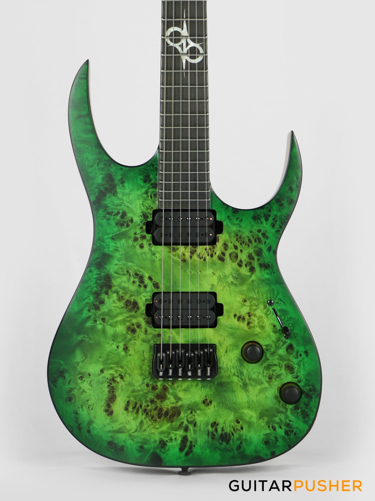 Solar Guitars S1.6 HLB Matte Electric Guitar - Lime Burst
