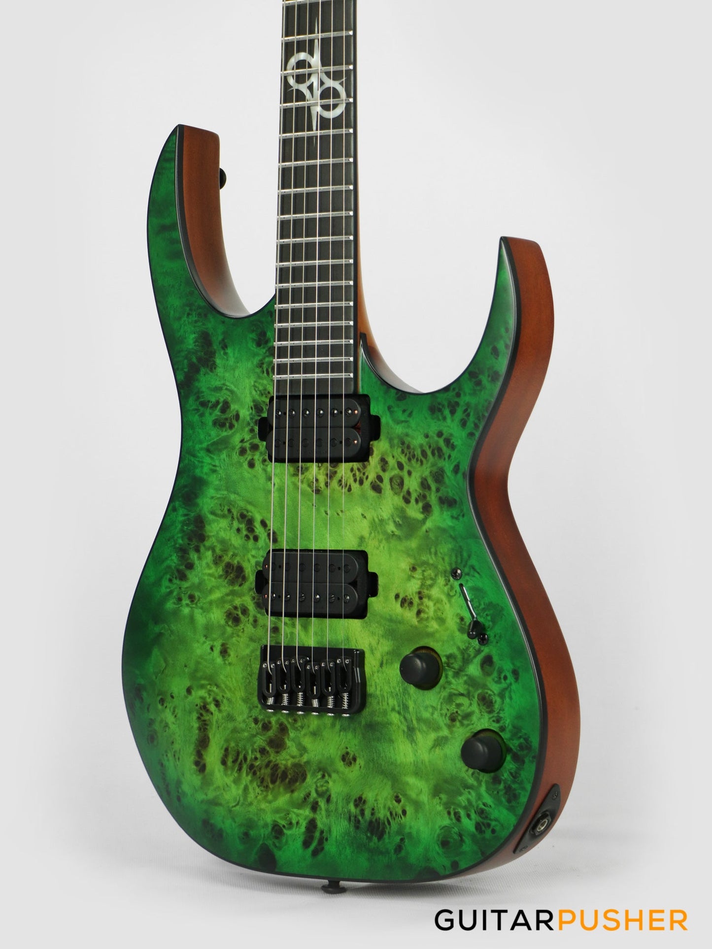 Solar Guitars S1.6 HLB Matte Electric Guitar - Lime Burst