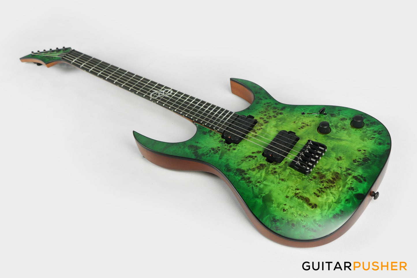 Solar Guitars S1.6 HLB Matte Electric Guitar - Lime Burst