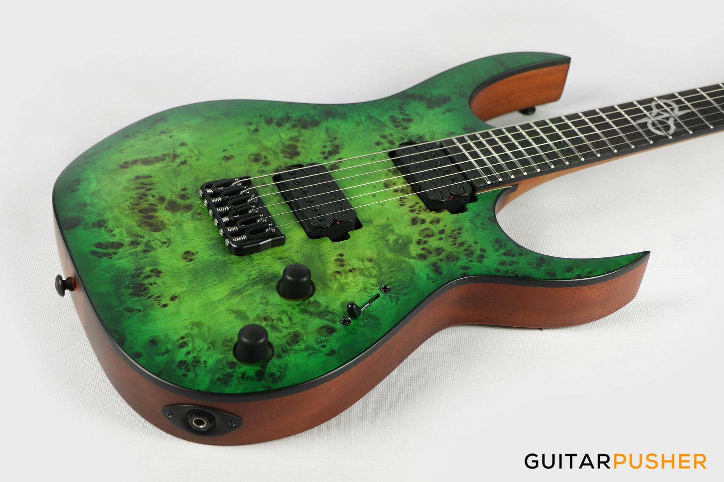 Solar Guitars S1.6 HLB Matte Electric Guitar - Lime Burst