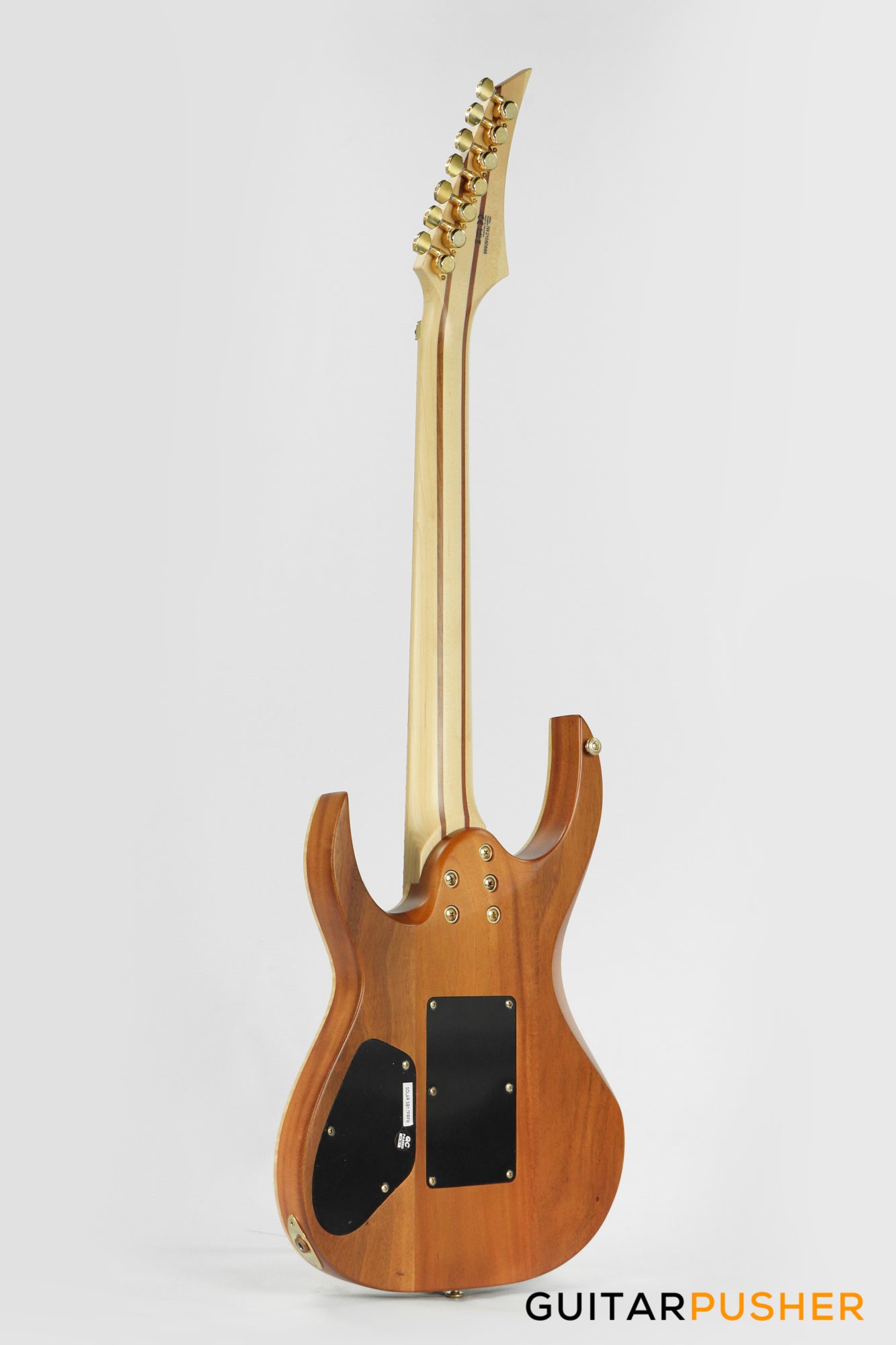 Solar Guitars SB1.7FRFM Flame Natural Matte 7-String Electric Guitar w/ Floyd Rose 1000