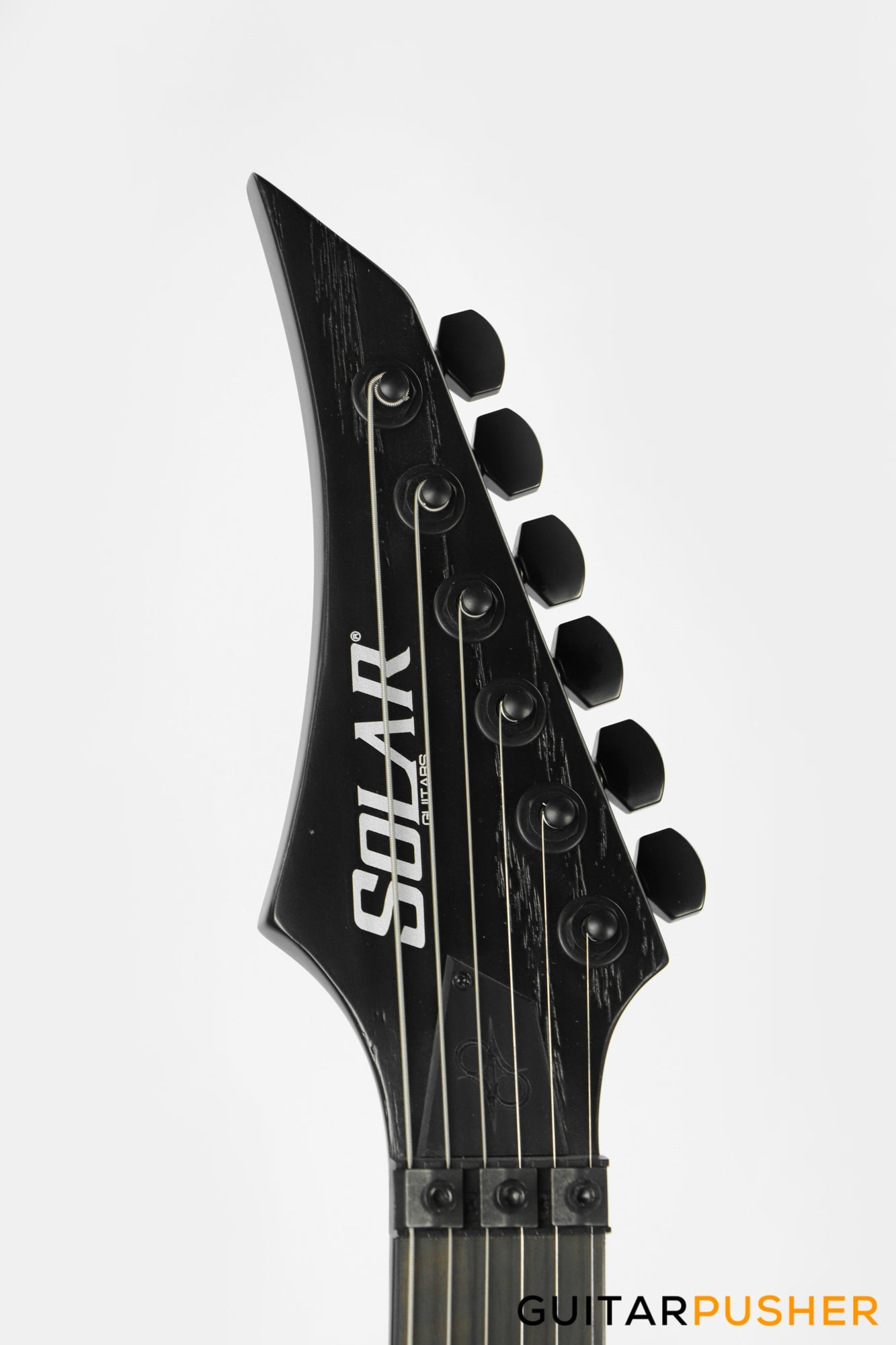 Solar Guitars T1.6FRBOP Black Open Pore Matte Electric Guitar w/ Floyd Rose 1000