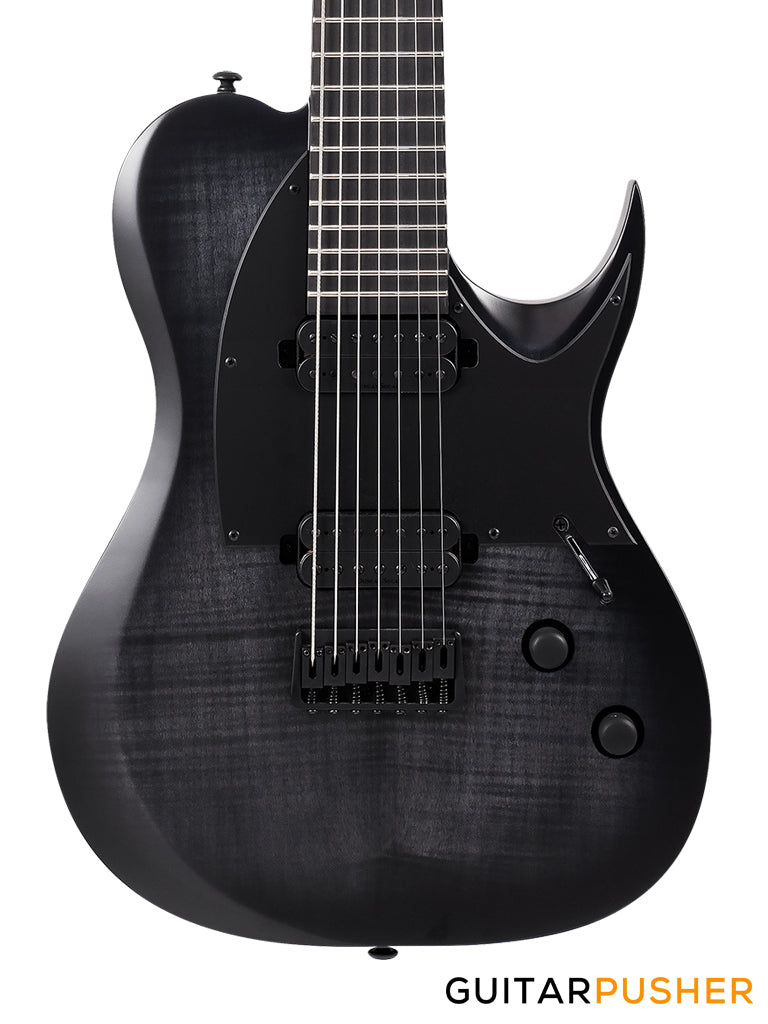 Solar Guitars T2.7FBB Flame Black Burst Matte 7-String Electric Guitar
