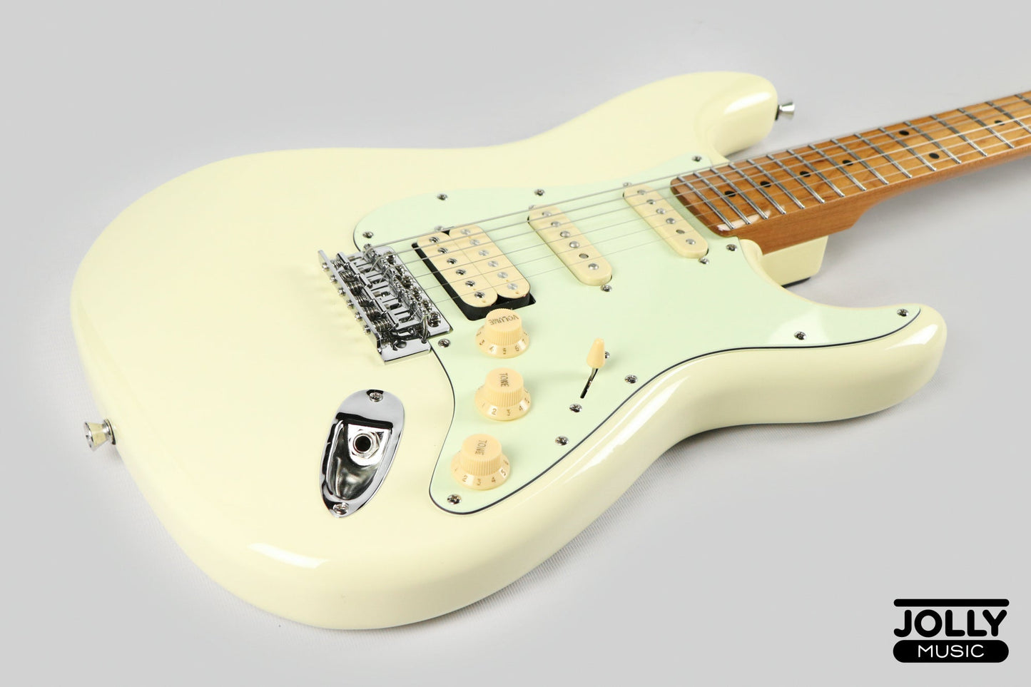 Smiger LG-2 PRO S-Style Electric Guitar High Grade - Vintage White