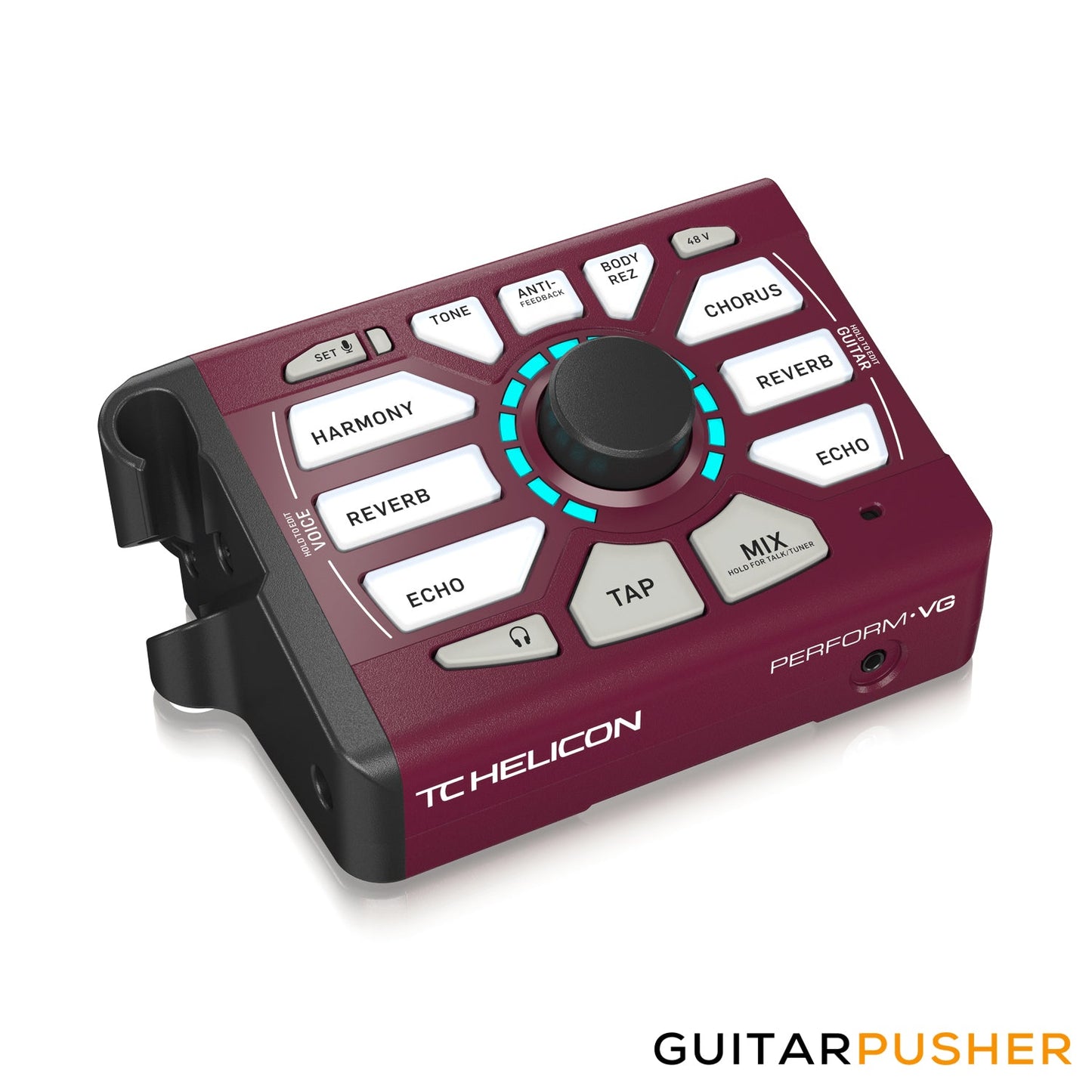 TC Helicon Perform-VG Ultra-Simple Mic-Stand-Mount Vocal & Acoustic Guitar Processor for Solo & Duo Performers