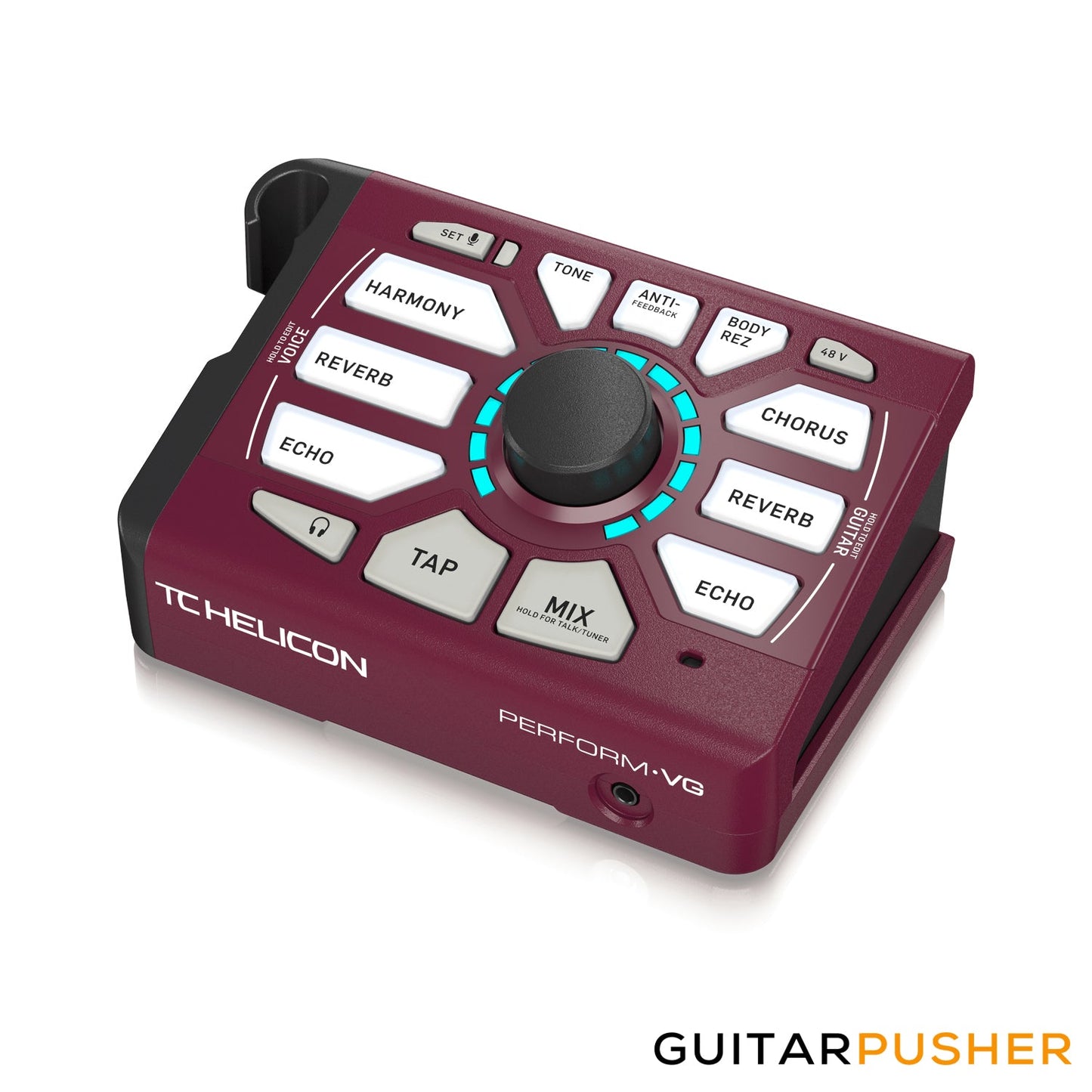 TC Helicon Perform-VG Ultra-Simple Mic-Stand-Mount Vocal & Acoustic Guitar Processor for Solo & Duo Performers