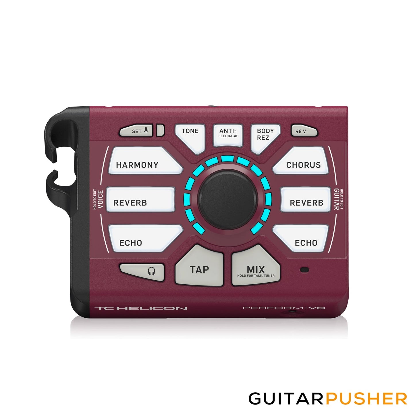 TC Helicon Perform-VG Ultra-Simple Mic-Stand-Mount Vocal & Acoustic Guitar Processor for Solo & Duo Performers