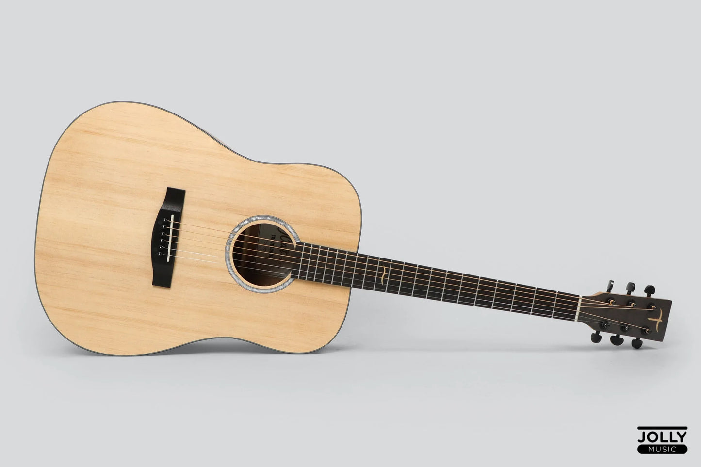 JCraft Troubadour TD-10 Dreadnought Acoustic Guitar with soft case