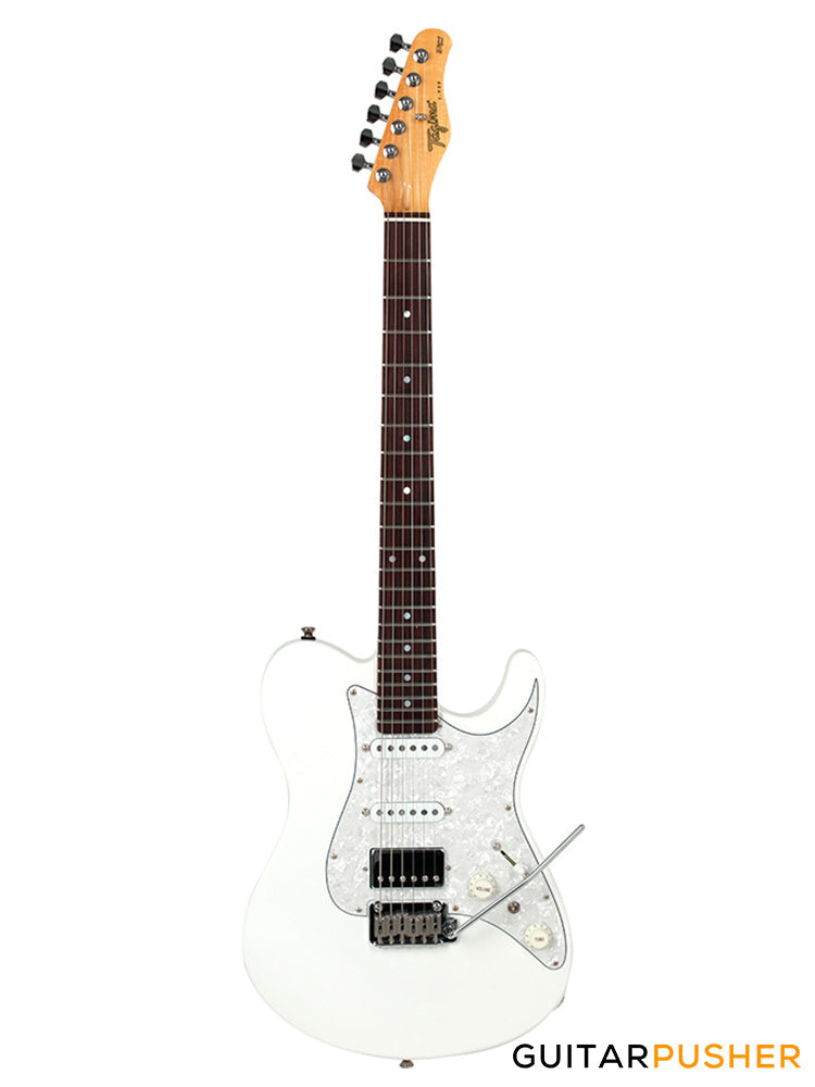 Tagima Brazil Series T-930 HSS T-Style (White) Rosewood Fingerboard/Pearl White Pickguard
