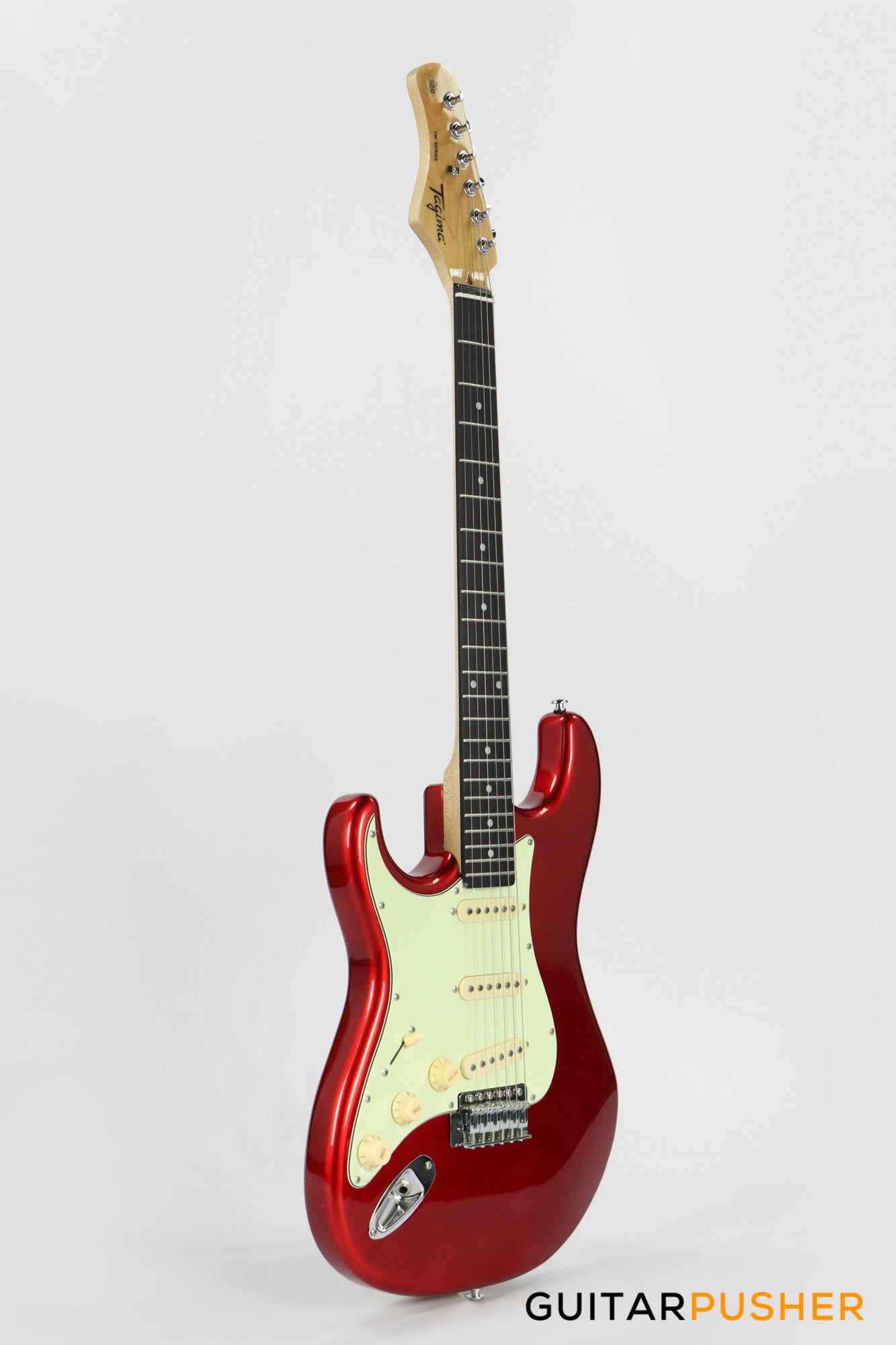 Tagima TG-500 S-Style Woodstock Series LEFT HAND - Candy Apple Red