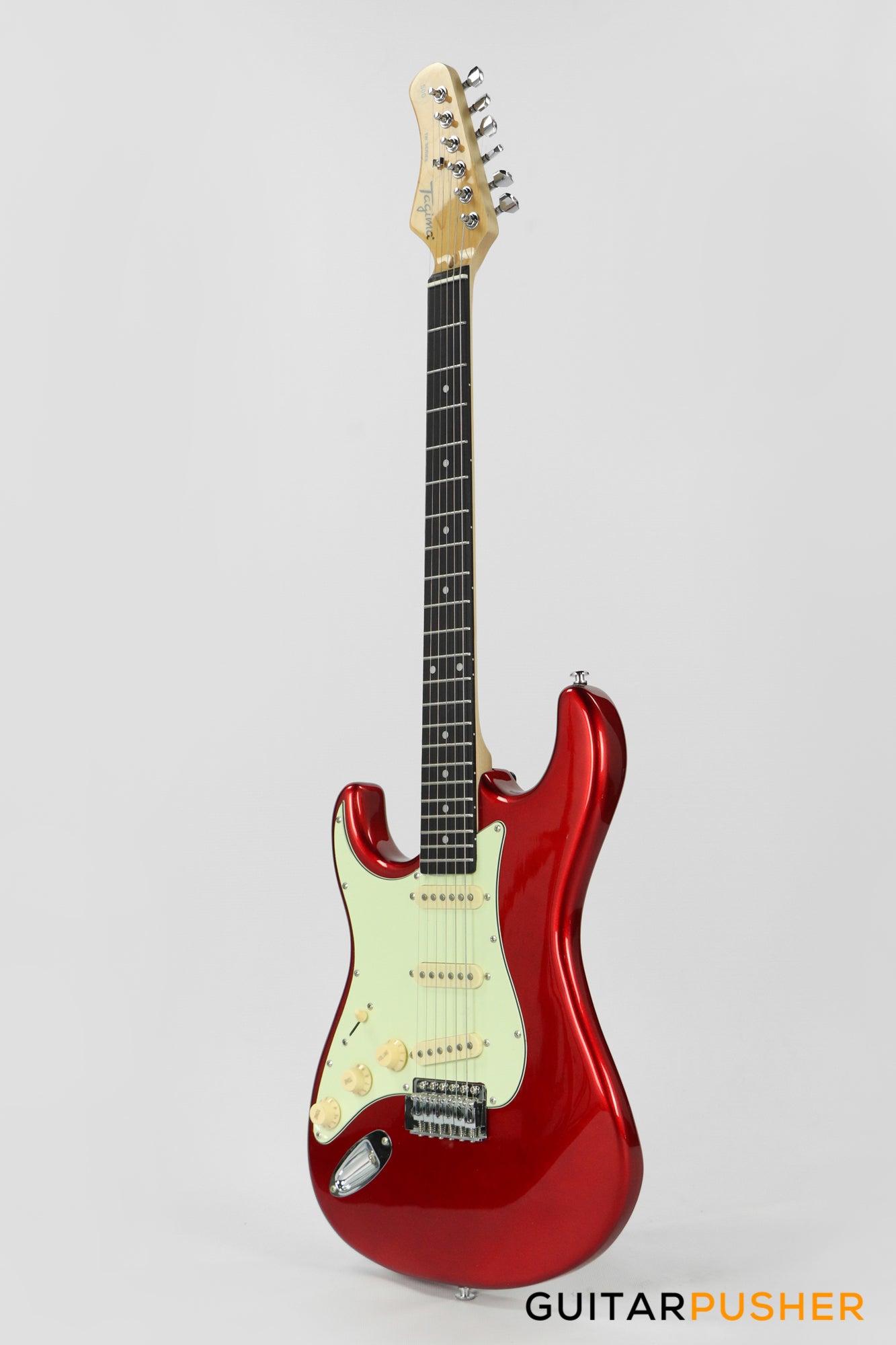Tagima TG-500 S-Style Woodstock Series LEFT HAND - Candy Apple Red