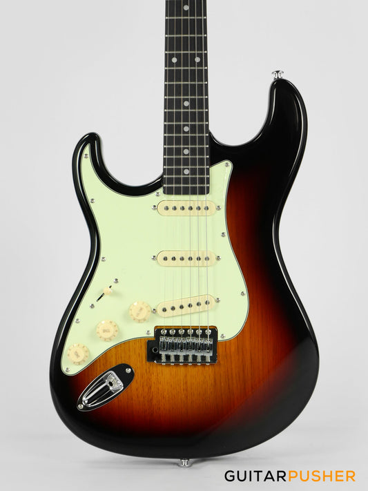 Tagima TG-500 S-Style Woodstock Series LEFT HAND - Sunburst