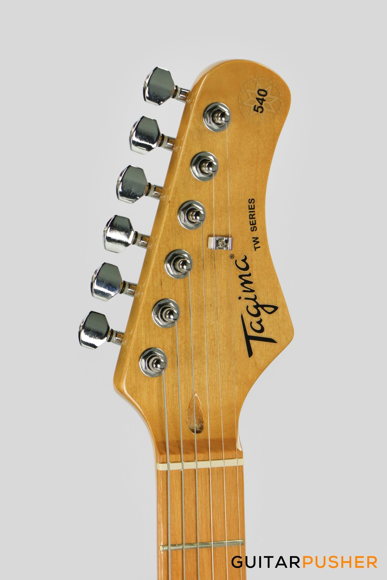 Tagima TG-540 HSS S-Style Woodstock Series - Lake Placid Blue (Maple Fingerboard/Alpine White Pickguard)