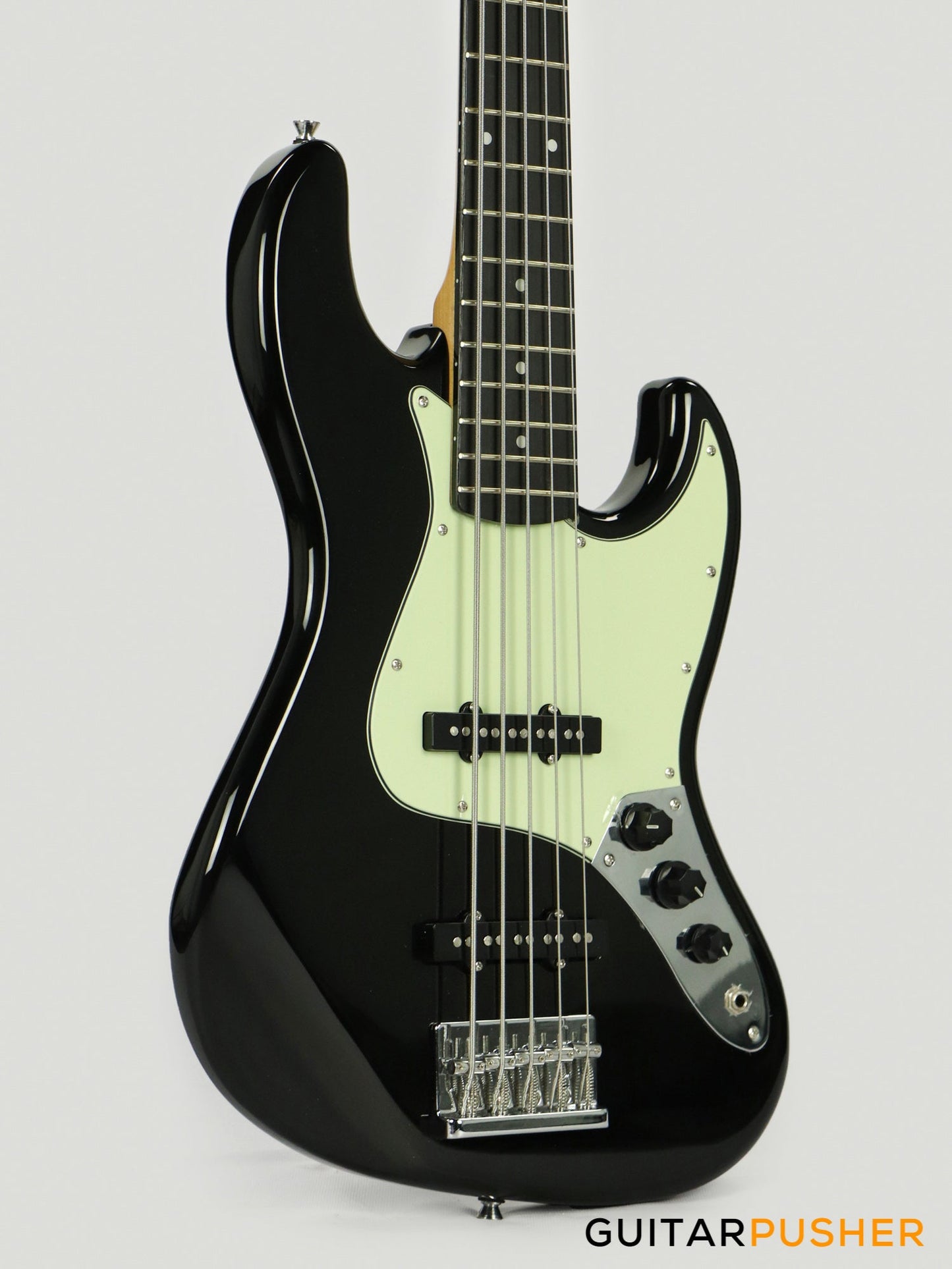 Tagima TW-73 '73 5-String Jazz Bass Black (Rosewood Fretboard /Mint Pickguard)