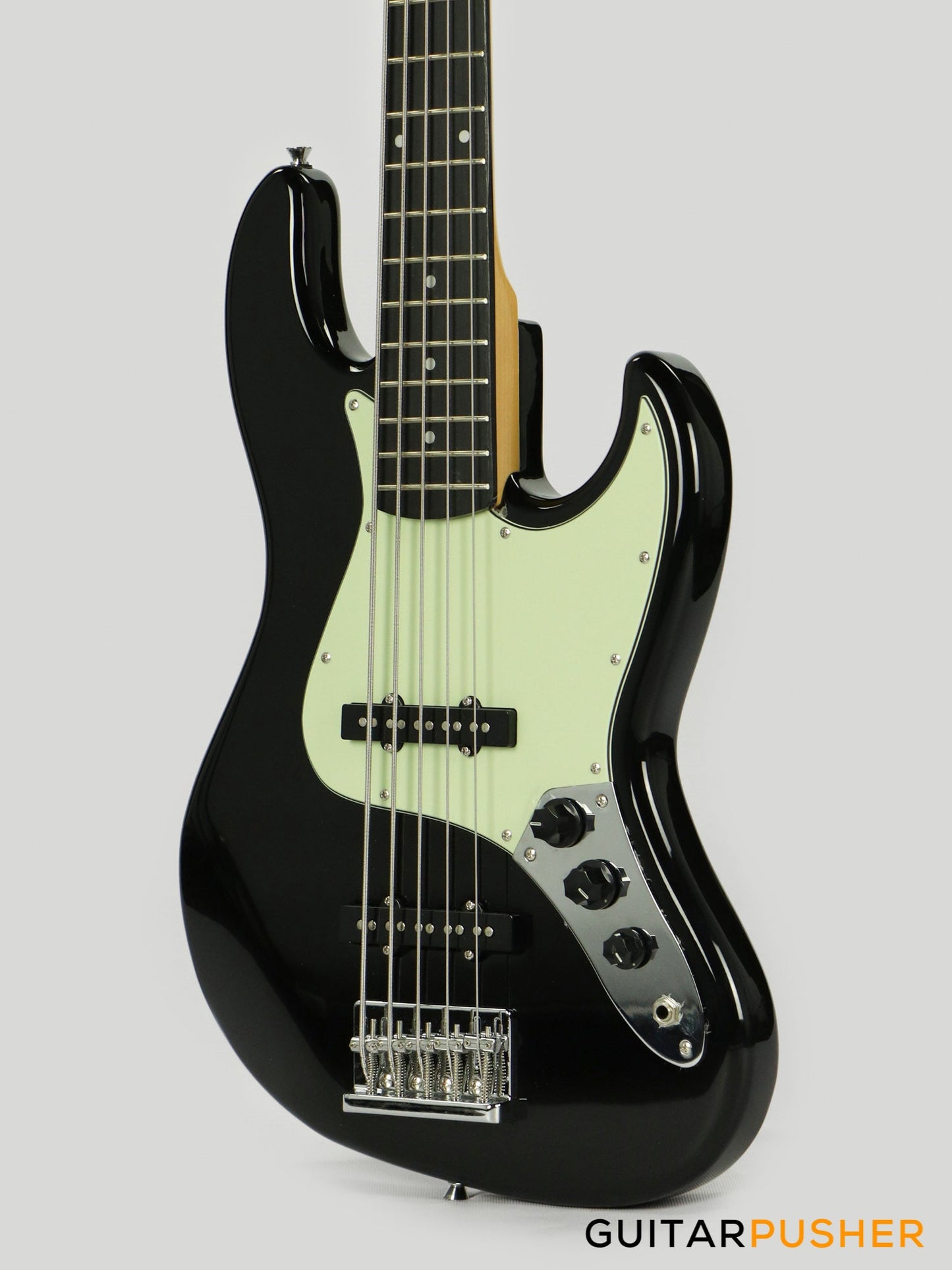 Tagima TW-73 '73 5-String Jazz Bass Black (Rosewood Fretboard /Mint Pickguard)