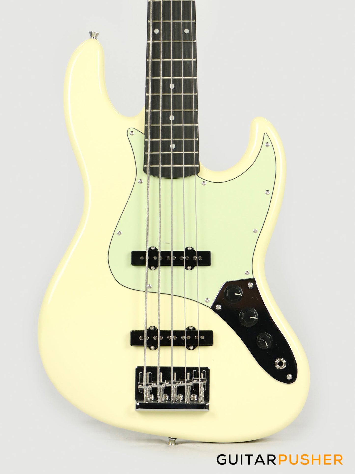 Tagima TW-73 '73 5-String Jazz Bass Vintage White (Rosewood/Mint)