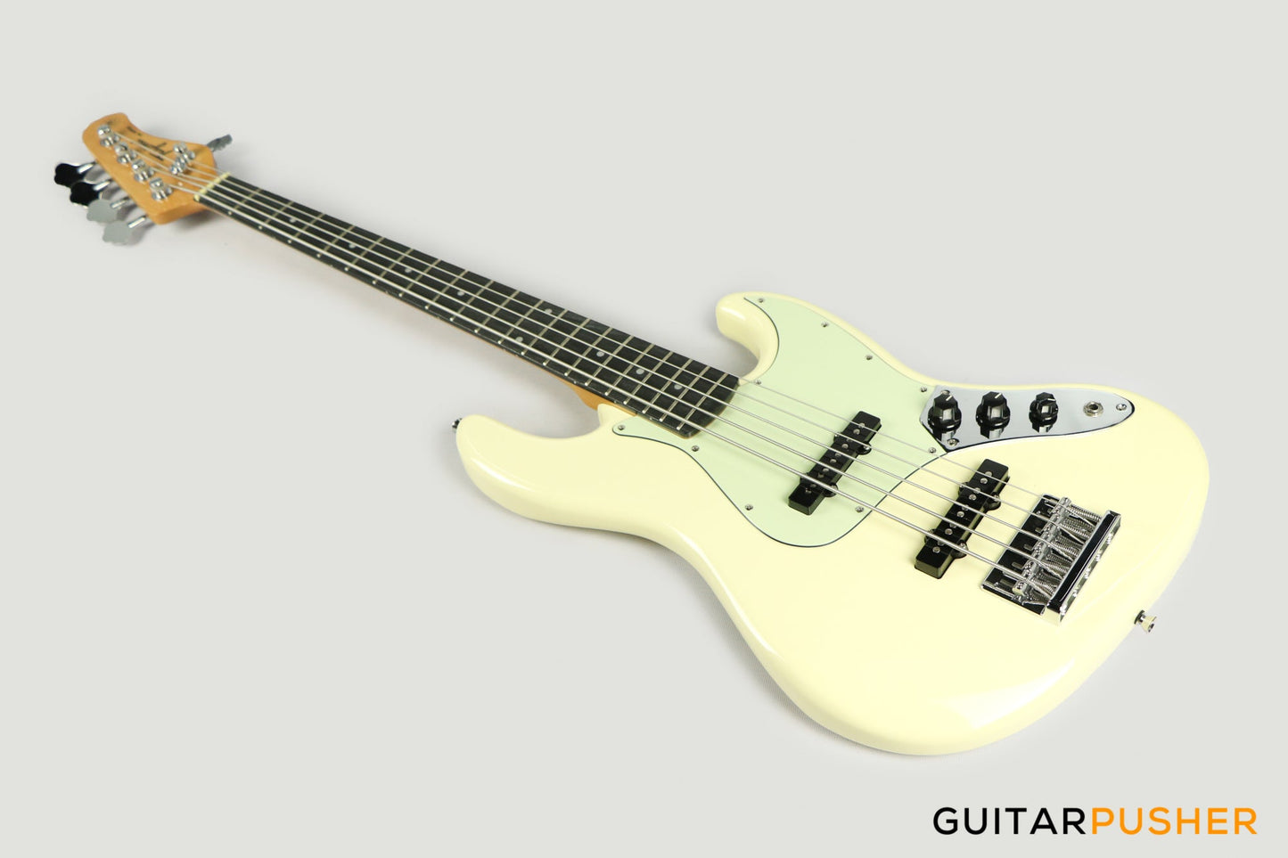 Tagima TW-73 '73 5-String Jazz Bass Vintage White (Rosewood/Mint)