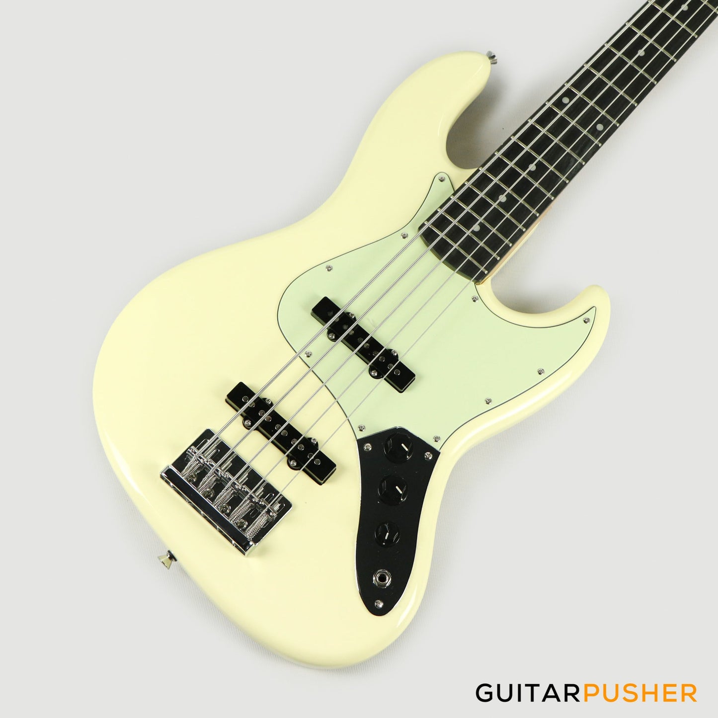 Tagima TW-73 '73 5-String Jazz Bass Vintage White (Rosewood/Mint)