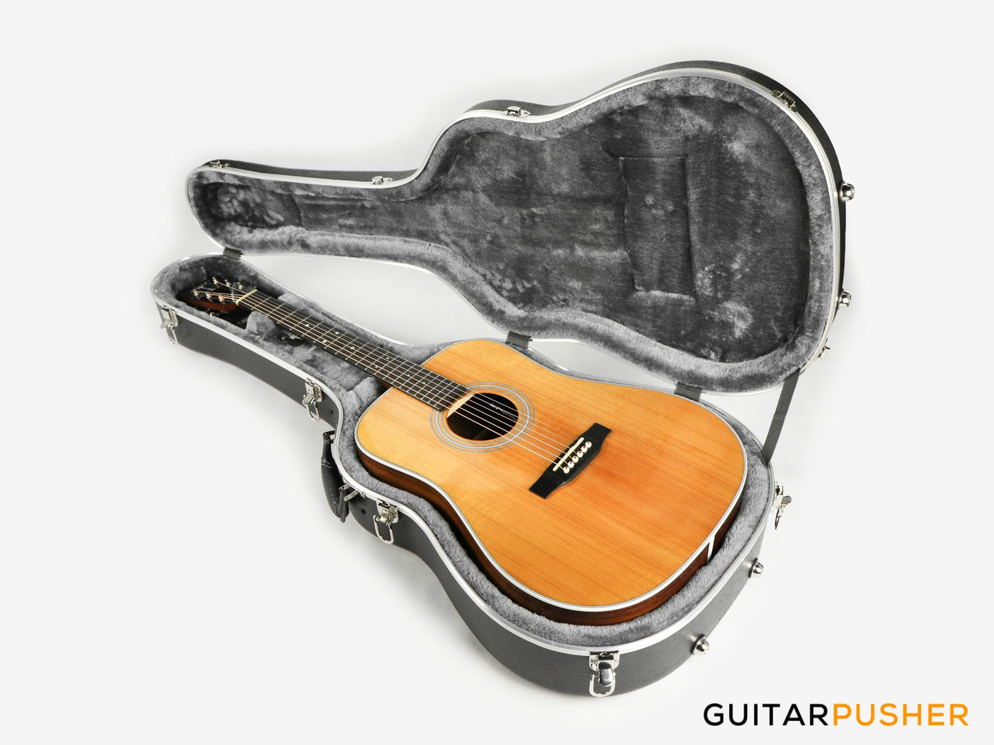Tyma TD-28E All-Solid Wood Sitka Spruce Top Indian Rosewood Dreadnought Acoustic-Electric Guitar with Fishman Ellipse Matrix Blend Dual Pickups