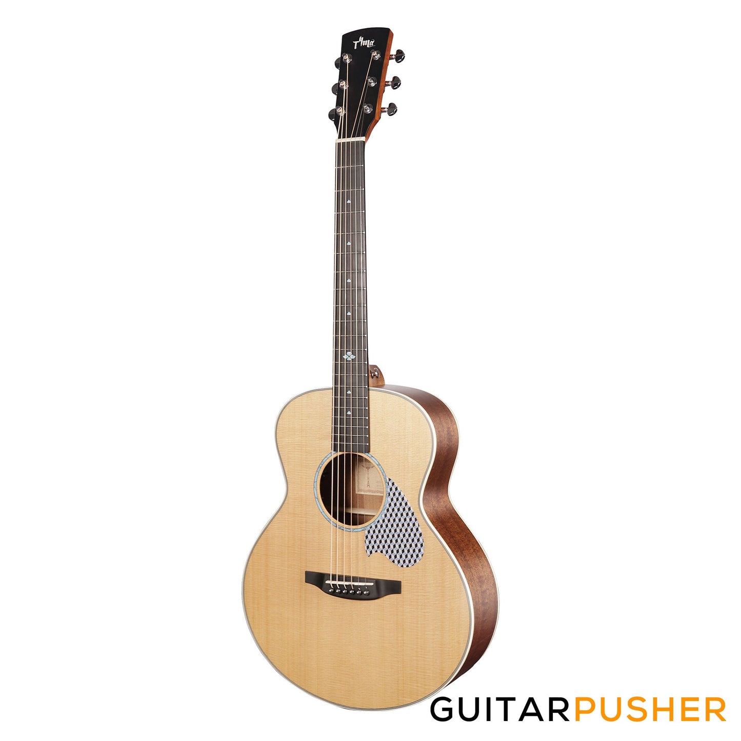 Tyma TS-5E Sitka Spruce Top Sapele Travel Size Acoustic-Electric Guitar with OS1 Pickup
