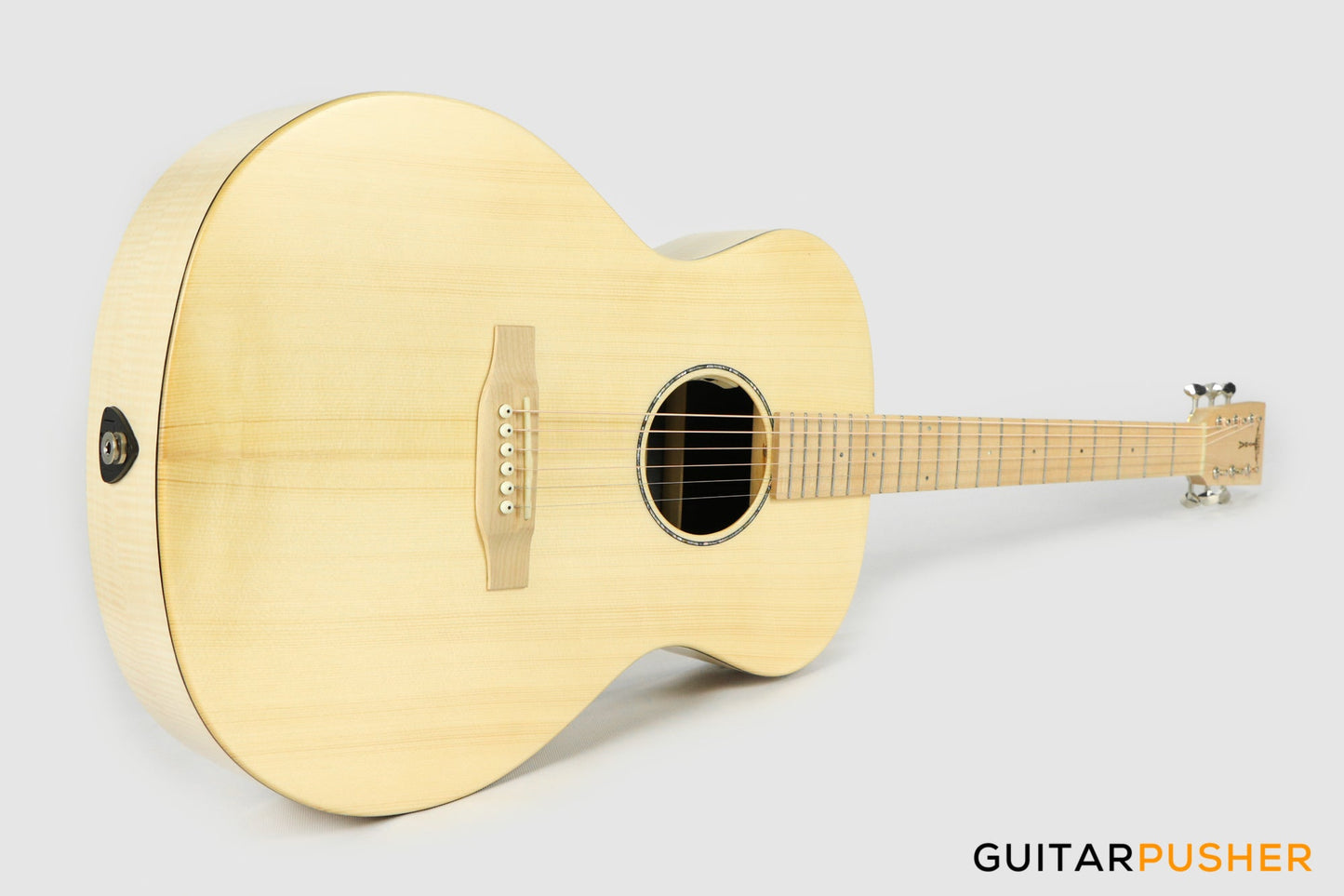 Tyma V-2FME Solid Top Acoustic Guitar Spruce/Maple with Pickup