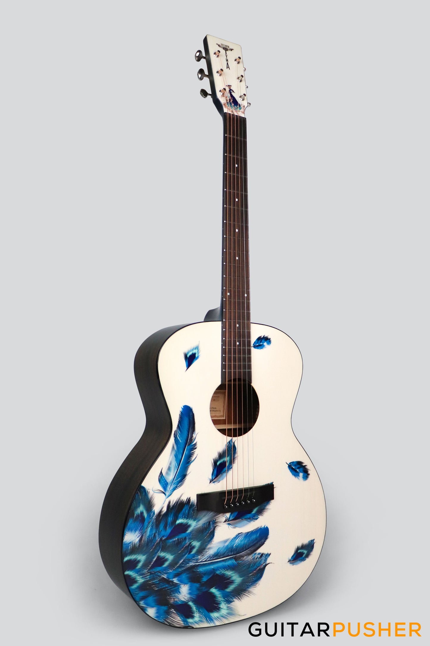Tyma V-3 Plume Solid Top Auditorium Acoustic Guitar
