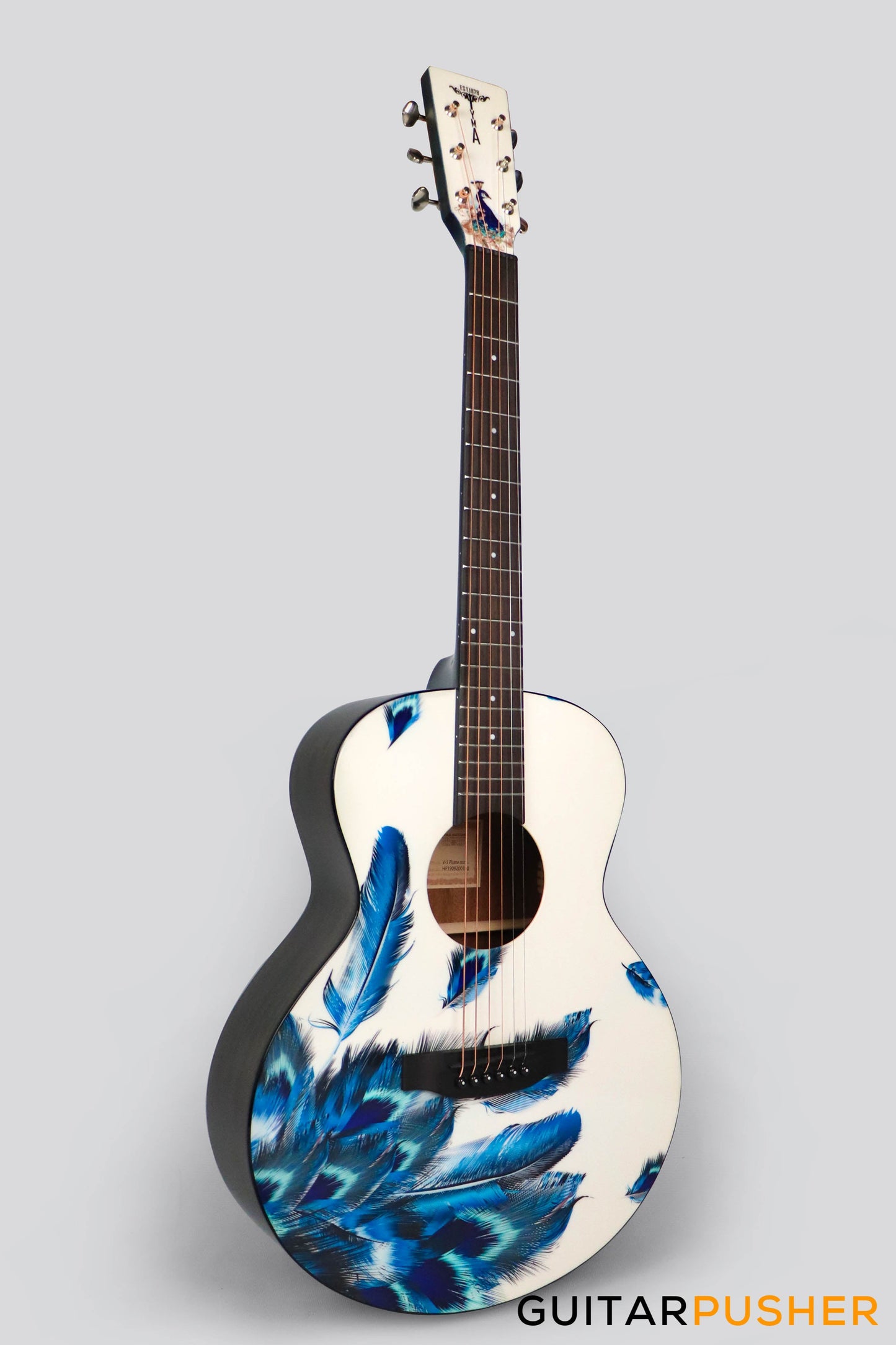 Tyma V-3 Plume Solid Top GS Mini 36 Acoustic Guitar