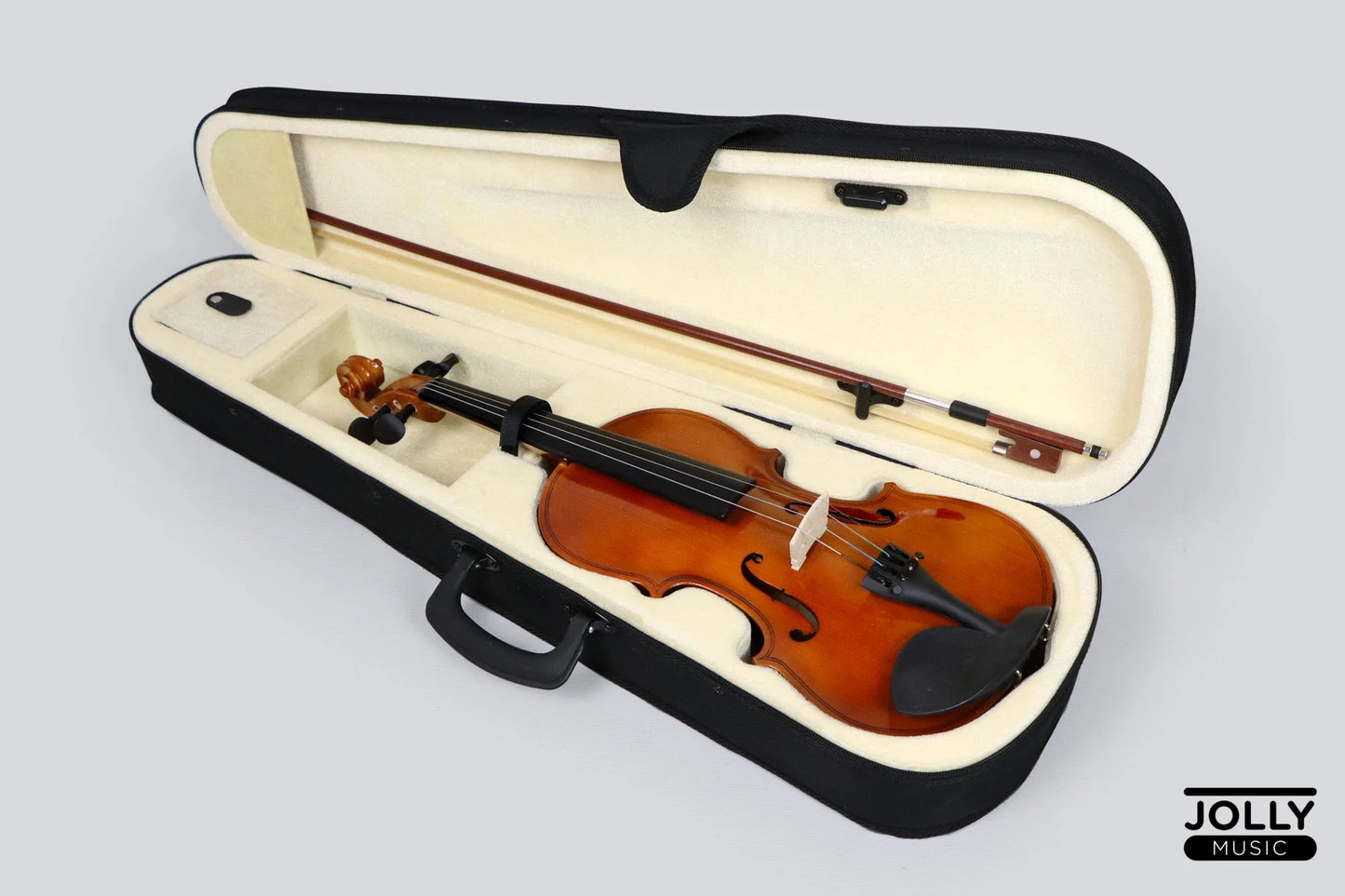 Deviser V10 Violin with case, bow and rosin (Natural) 1/2 Size