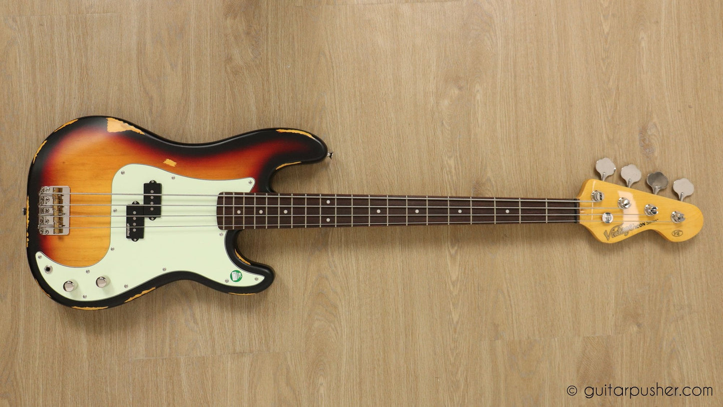 Vintage Icon V4 P Bass - GuitarPusher