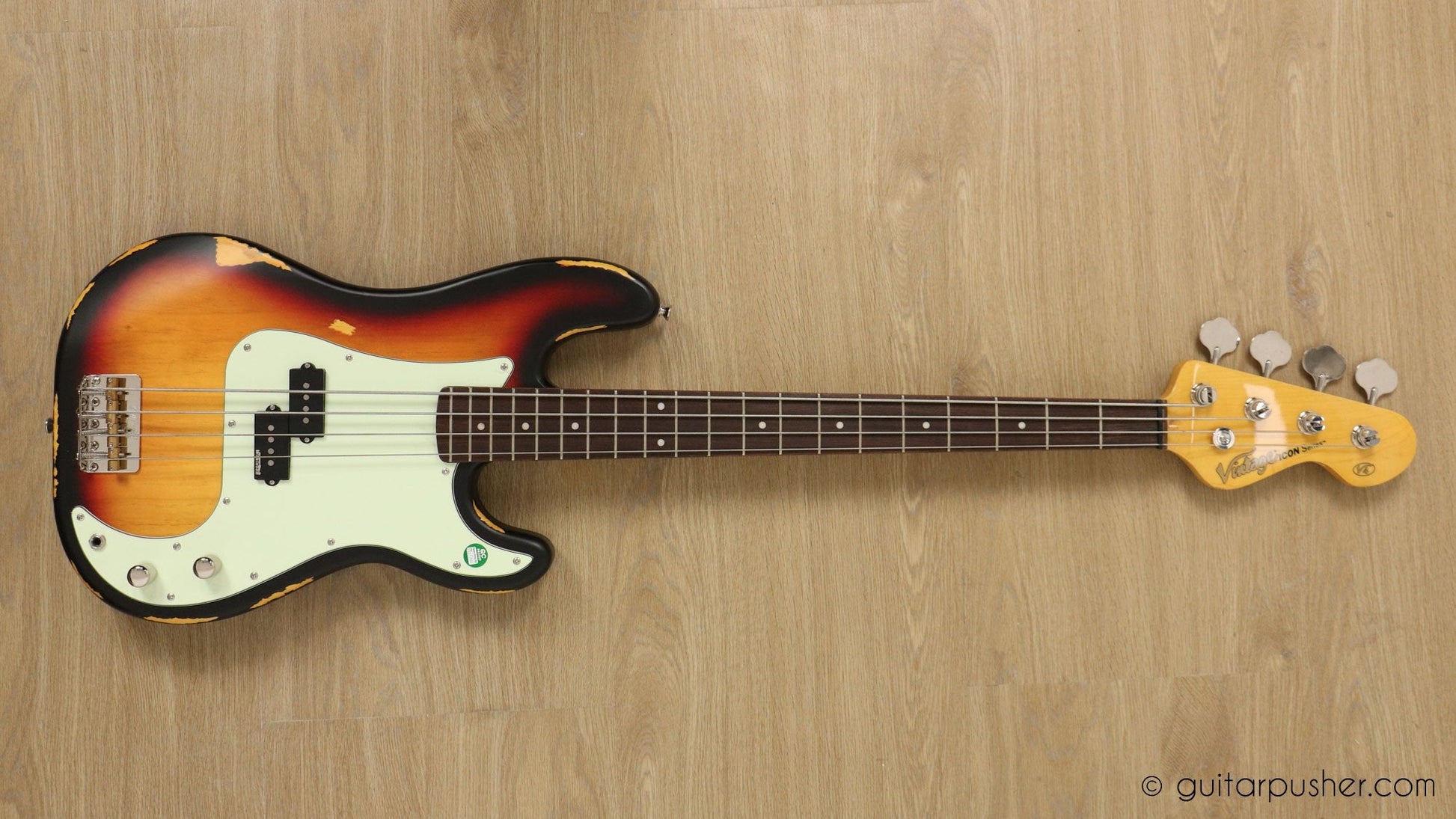 Vintage Icon V4 P Bass - GuitarPusher