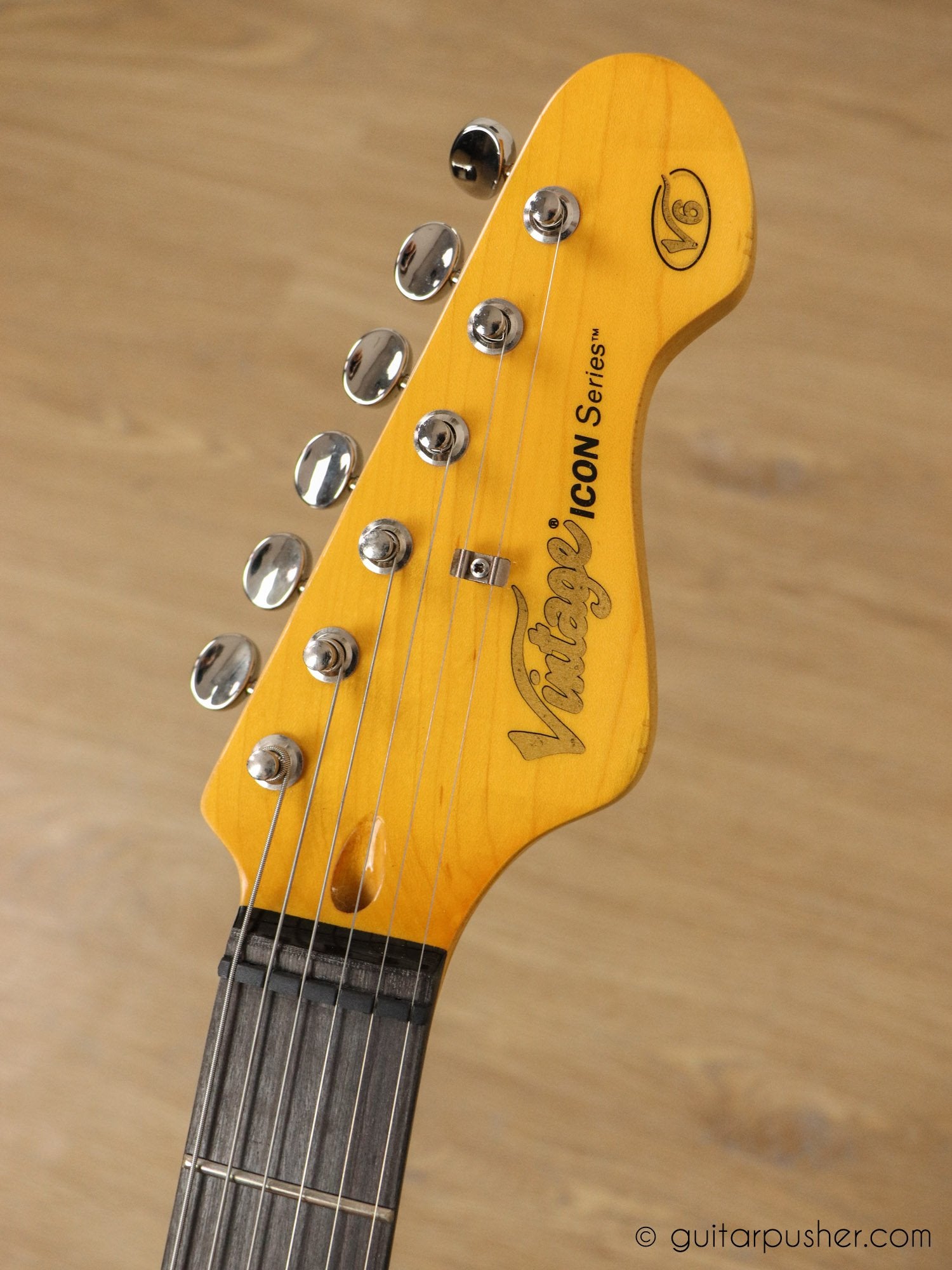 Vintage V6 Icon Strat Electric Guitar - GuitarPusher